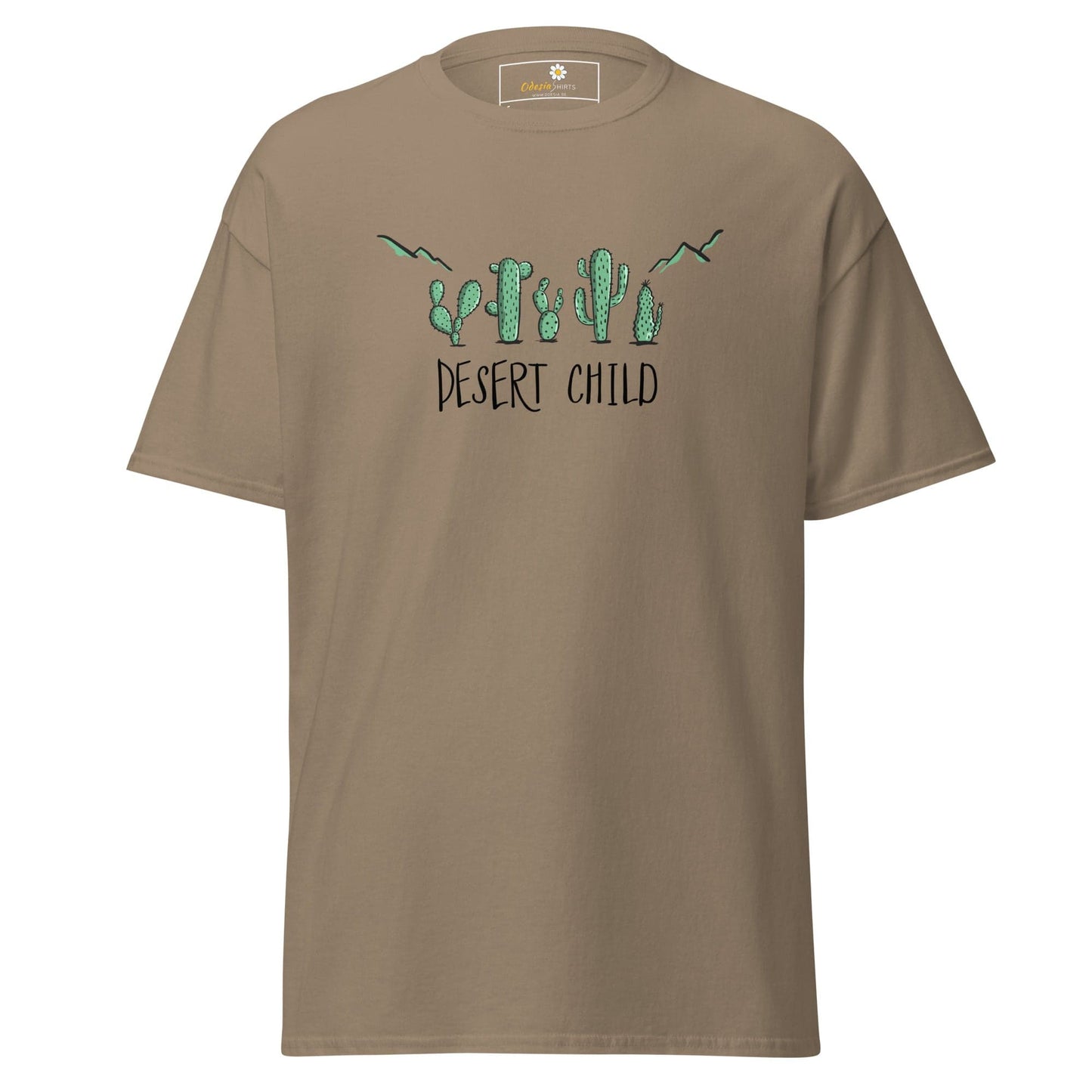 Unisex classic t-shirt - SUMMER DESERT CHILD - REGULAR - Brown Savana / S