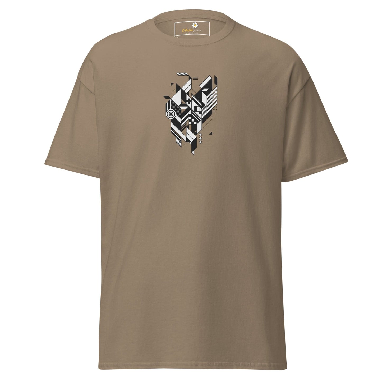 Unisex classic tee - ABSTRACT FIGURE - REGULAR - Brown Savana / S