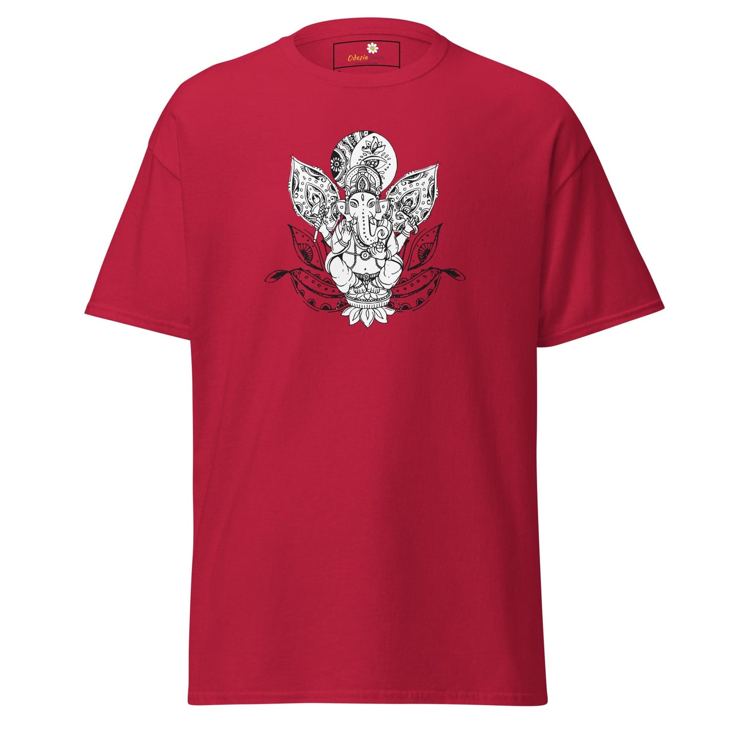 Unisex classic t-shirt - SPIRITUAL GANESH - REGULAR - Cardinal / S
