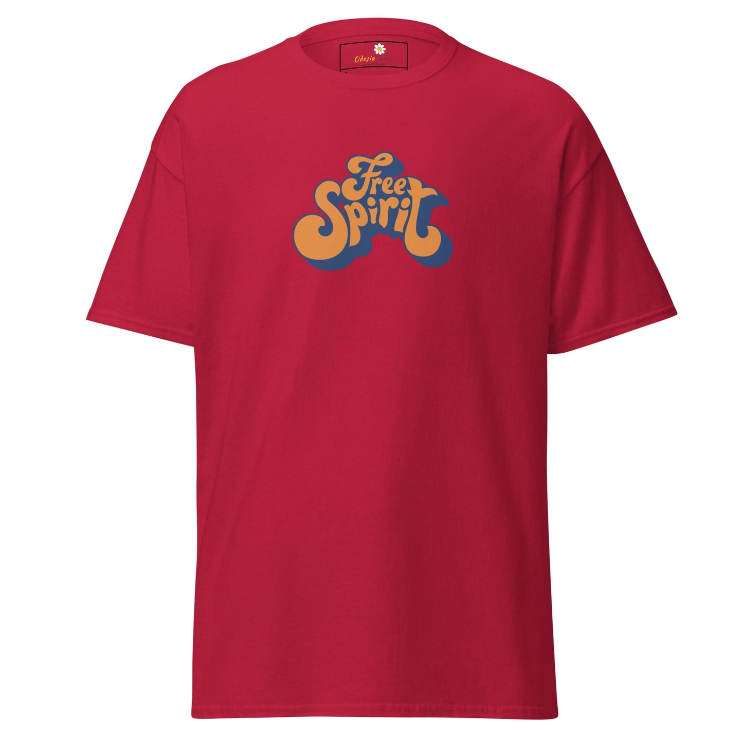 Unisex classic tee - TEXT MISC FREE SPIRIT - REGULAR - Cardinal / S