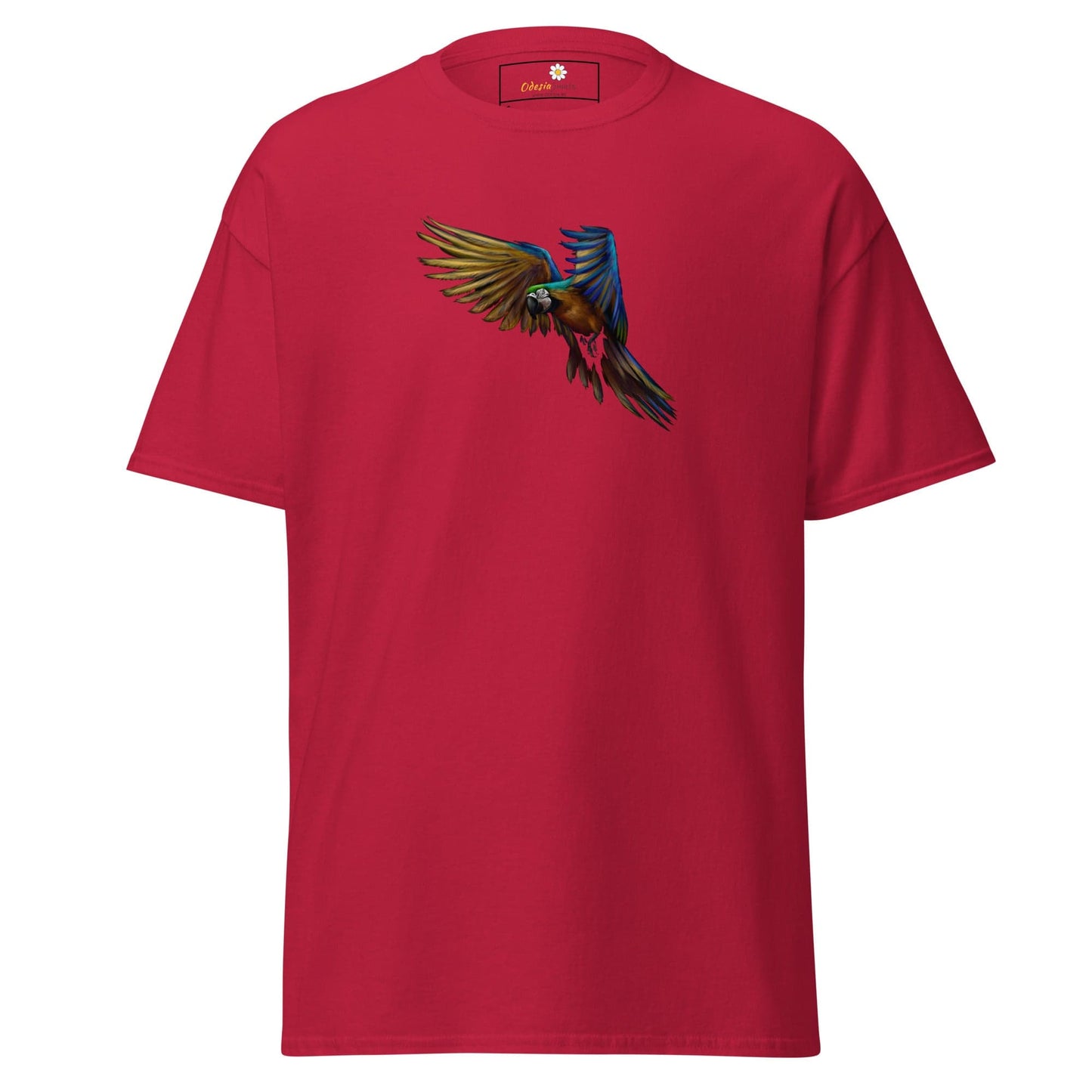 Unisex classic tee - WILD LIFE PARROT - REGULAR - Cardinal / S
