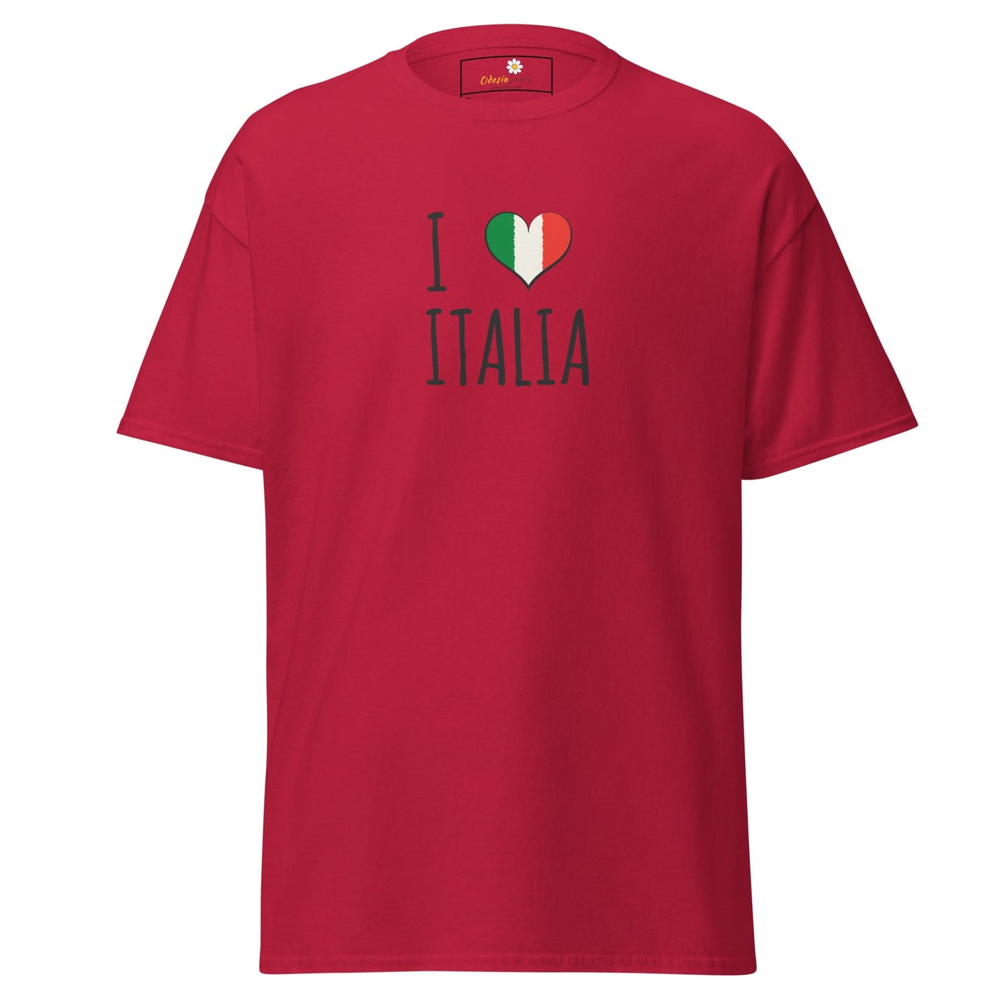 Unisex classic tee - COUNTRY I LOVE ITALY - REGULAR - Cardinal / S