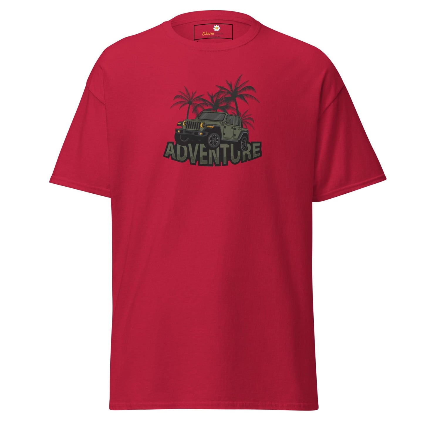 Unisex classic tee - ADVENTURE 4X4 - REGULAR - Cardinal / S