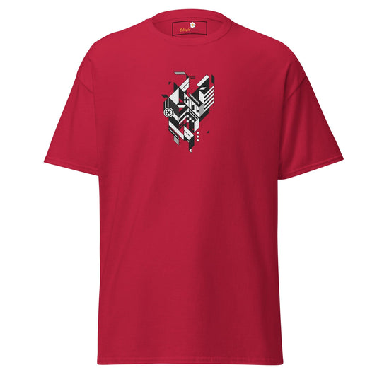 Unisex classic tee - ABSTRACT FIGURE - REGULAR - Cardinal / S