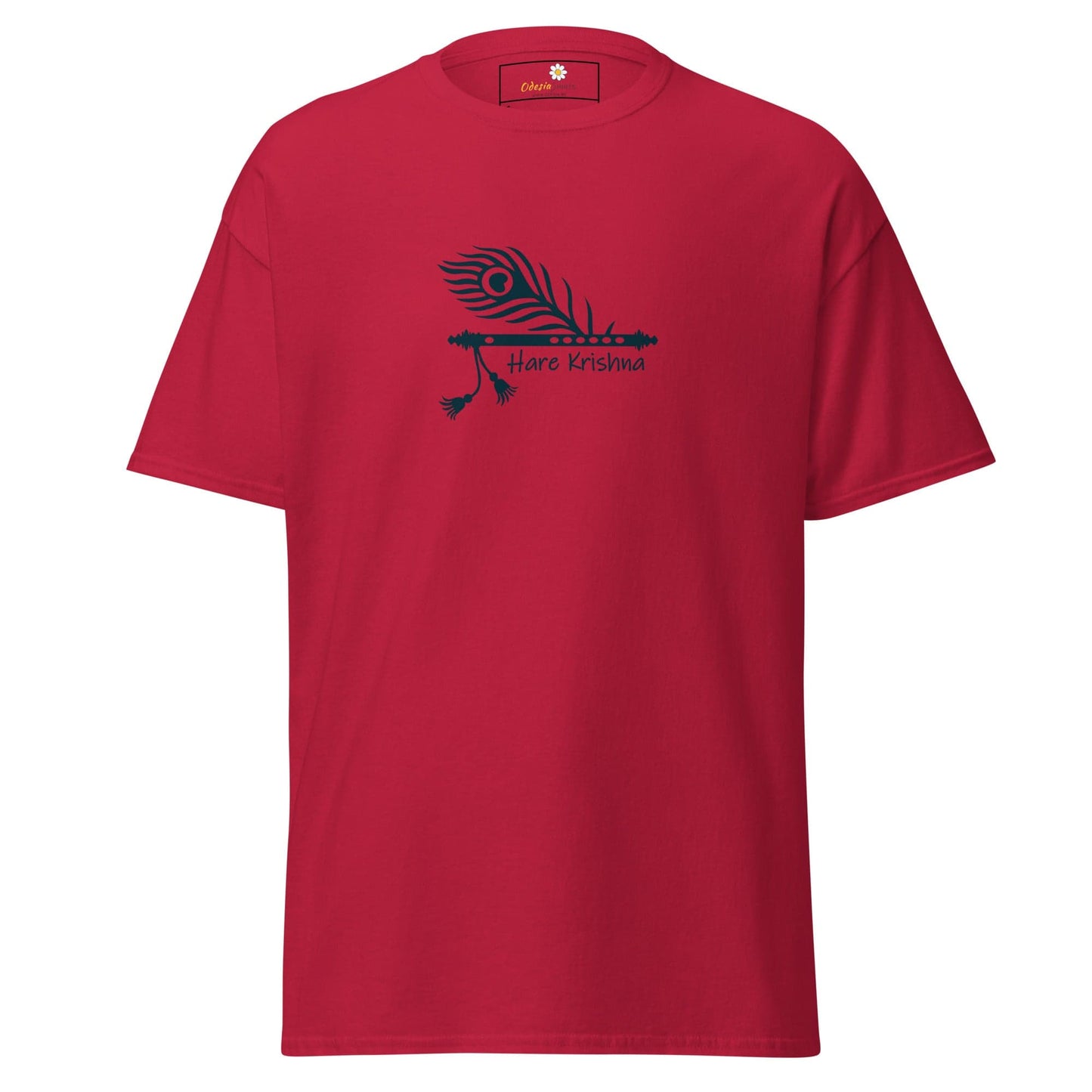 Unisex classic tee - SPIRITUAL KRISHNA’S FLUTE - REGULAR - Cardinal / S