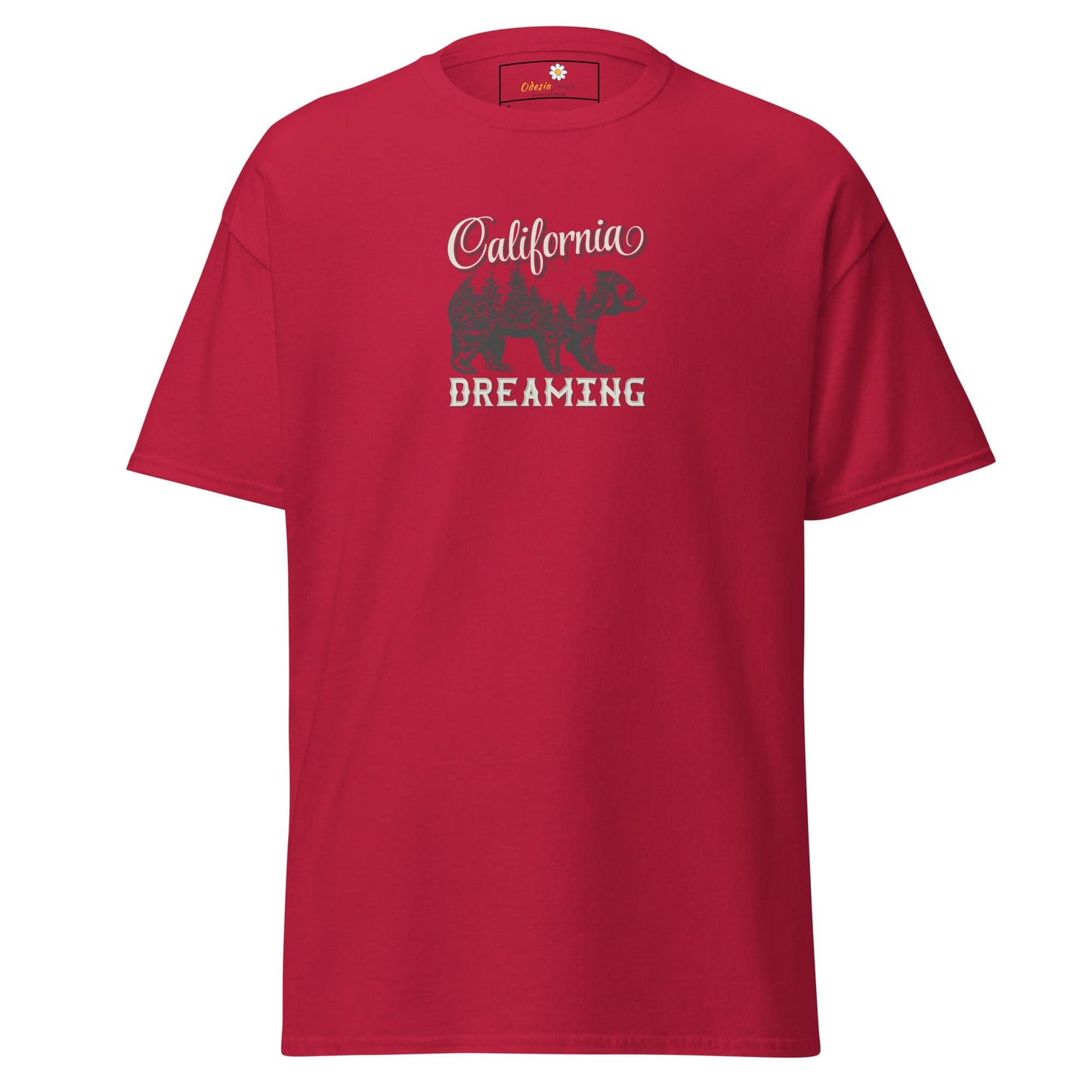 Unisex classic tee - WILD LIFE CALIFORNIA DREAMING - REGULAR - Cardinal / S