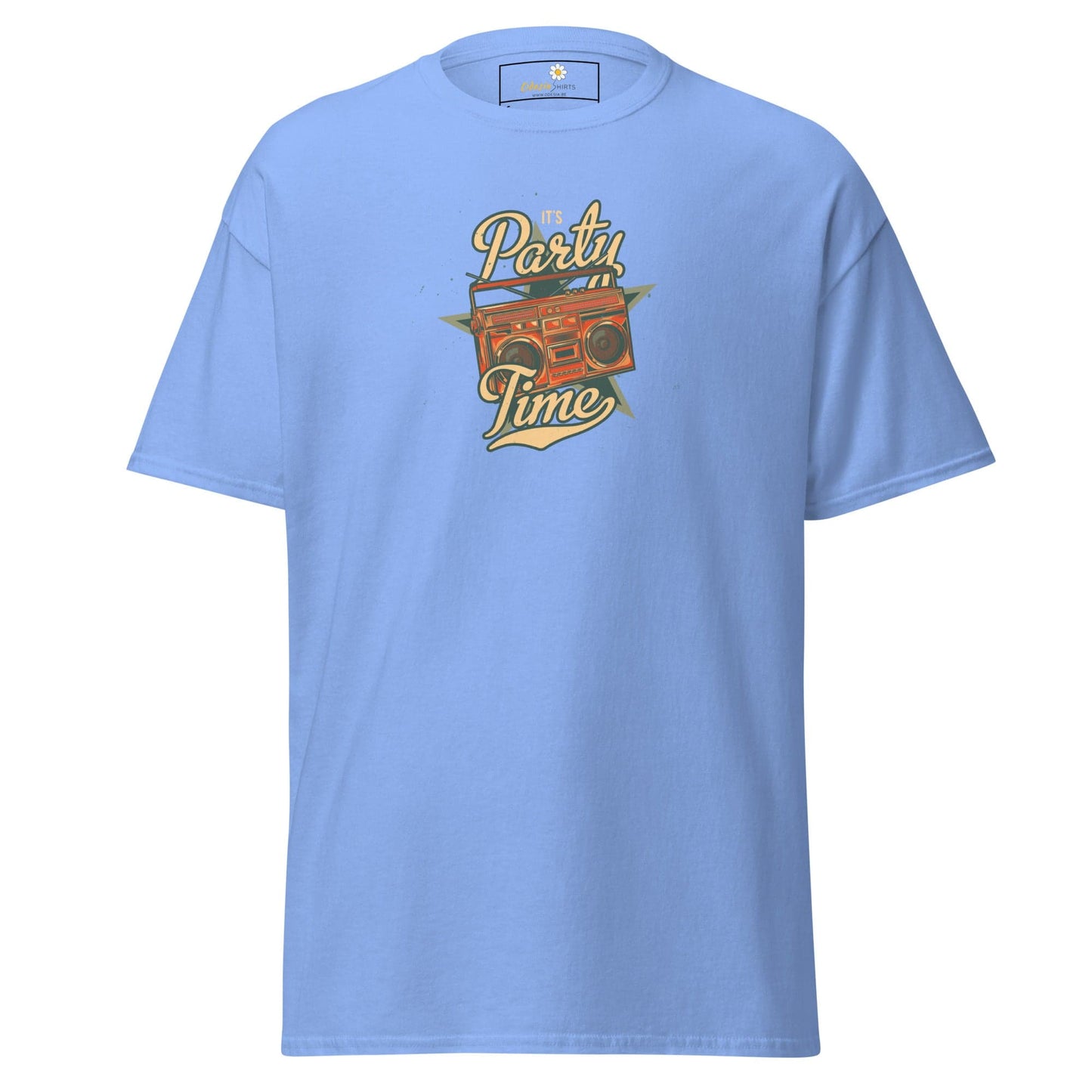 Unisex classic tee - MUSIC PARTY TIME - REGULAR - Carolina Blue / S