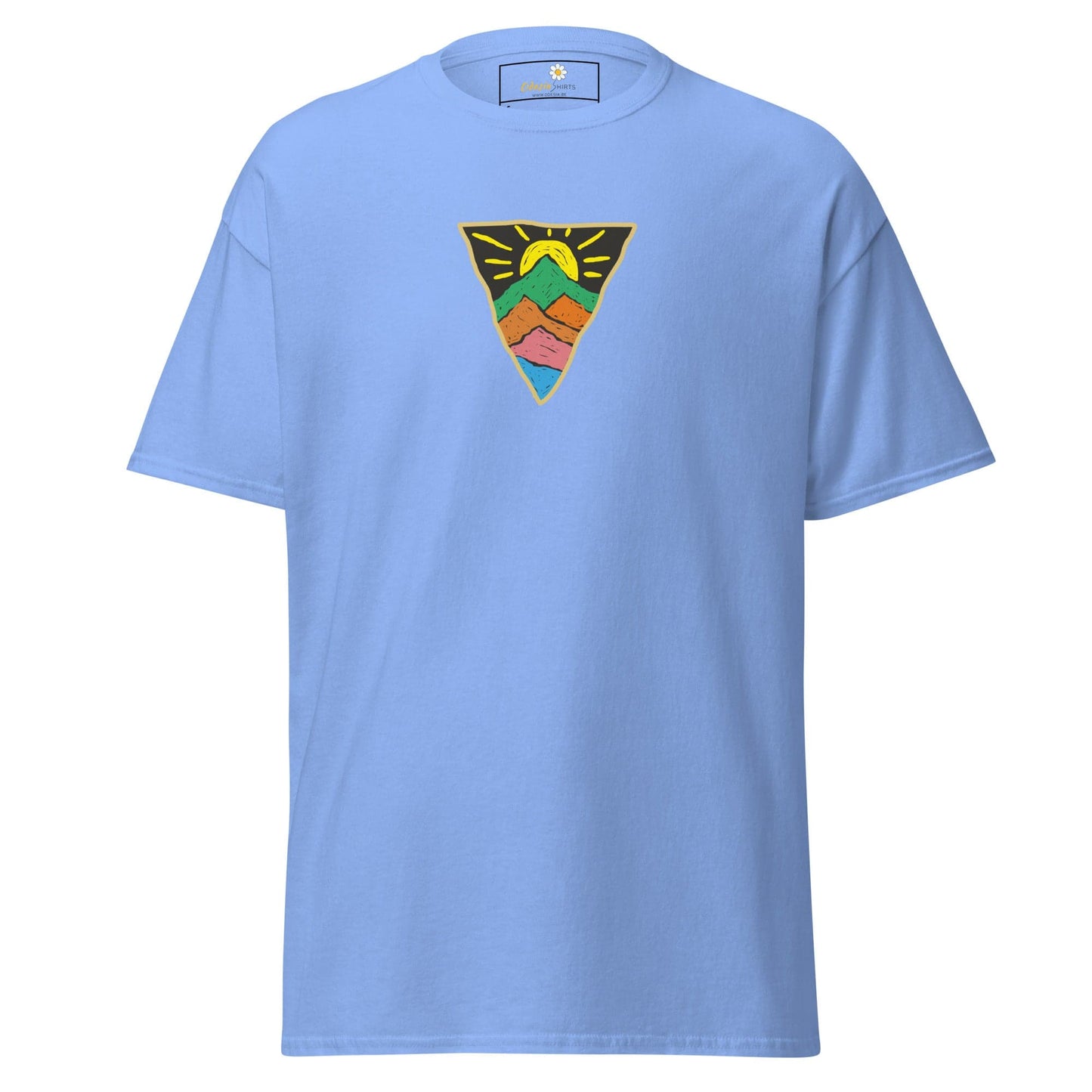 Unisex classic tee - MISC SUN TRIANGLE - REGULAR - Carolina Blue / S
