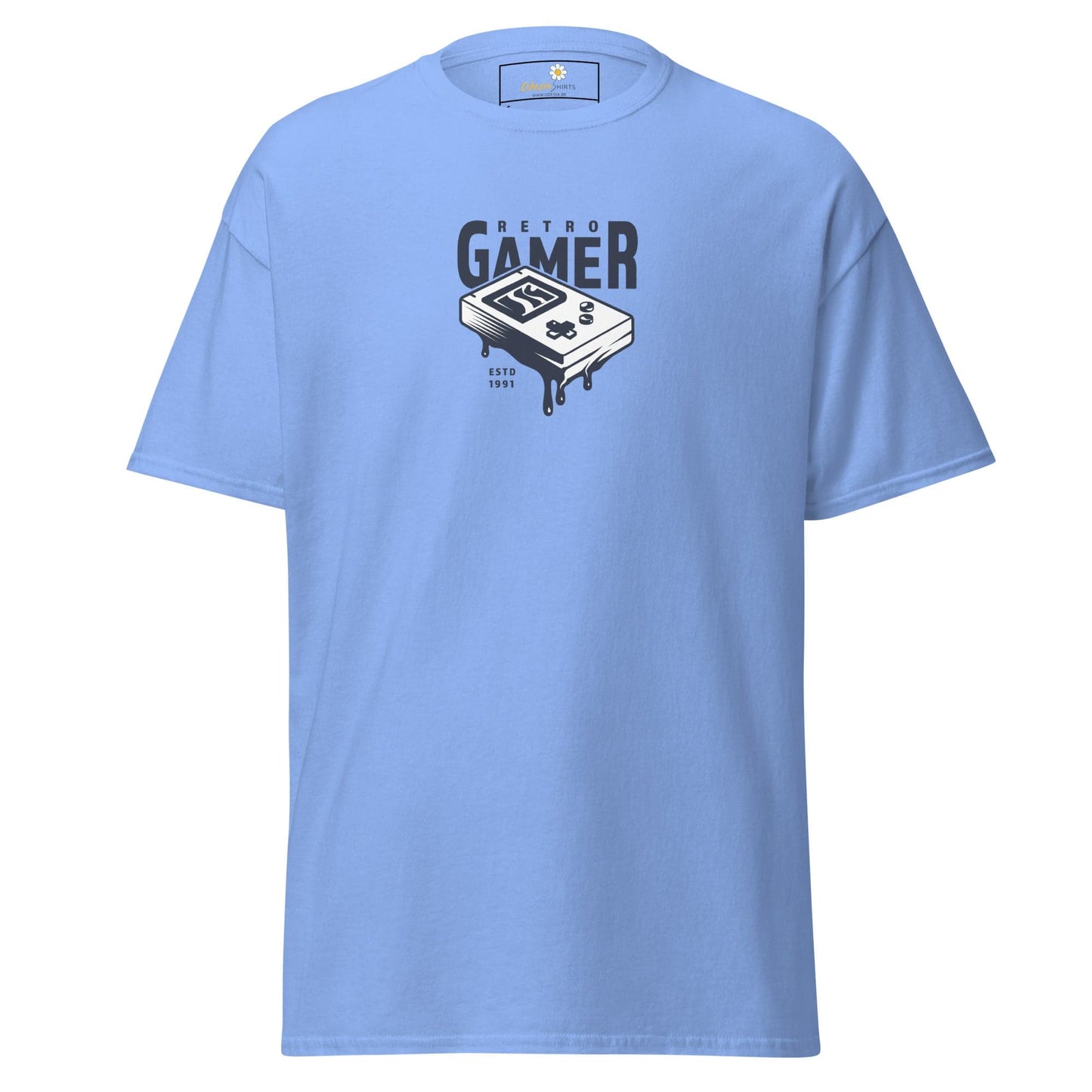 Unisex classic tee - IT RETRO GAMER - REGULAR - Carolina Blue / S