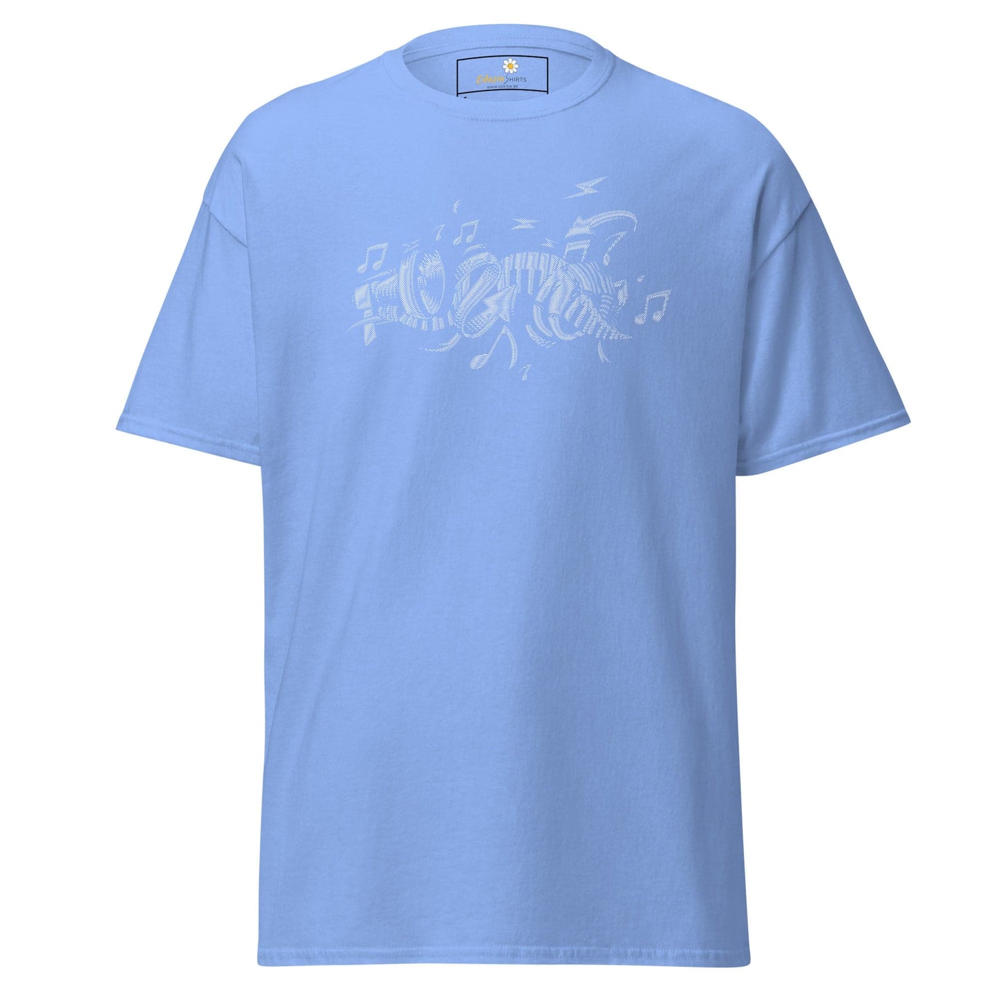 Unisex classic t-shirt - MUSIC INSTRUMENTS - REGULAR - Carolina Blue / S