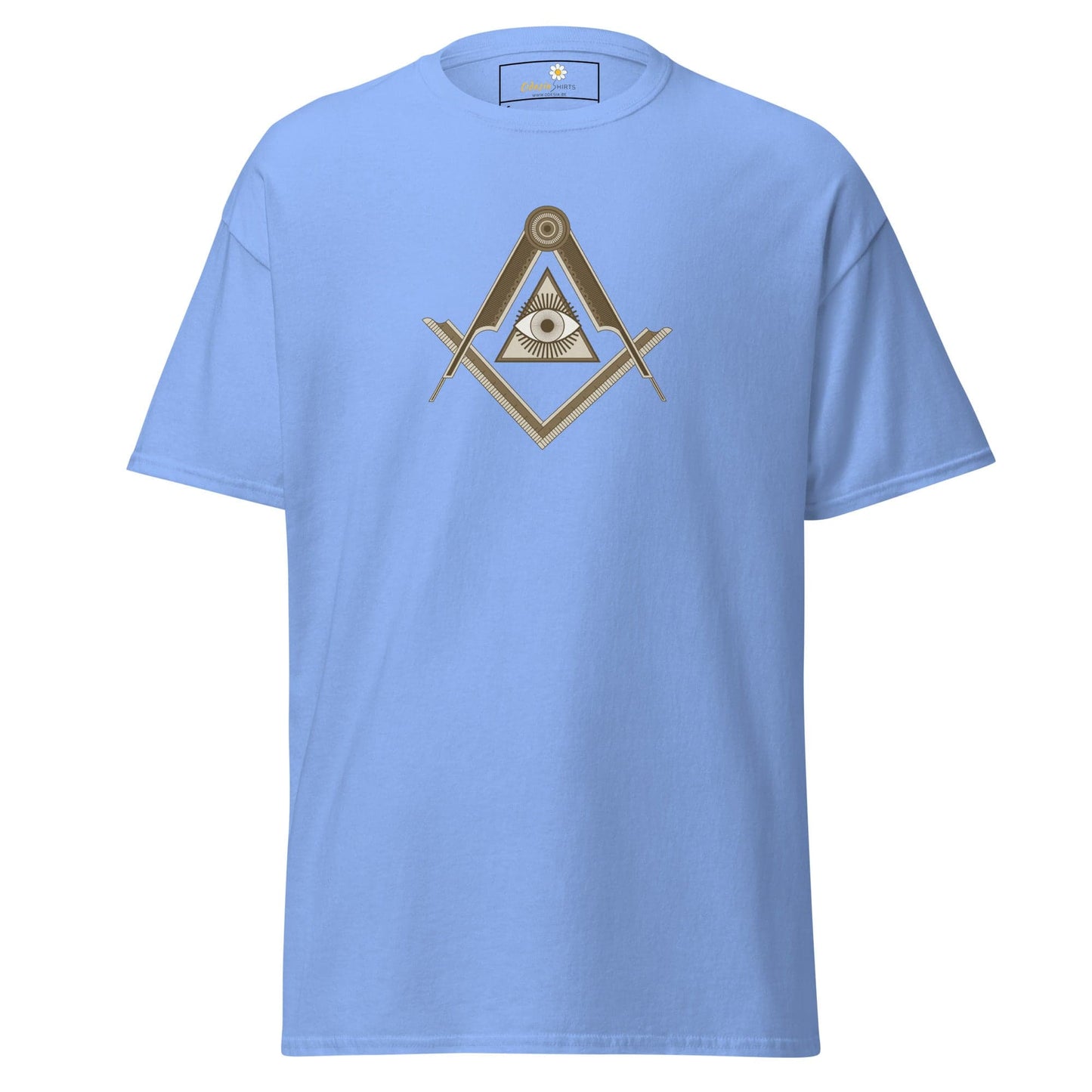 Unisex classic t-shirt - MYSTIC EYE TRIANGLE - REGULAR - Carolina Blue / S