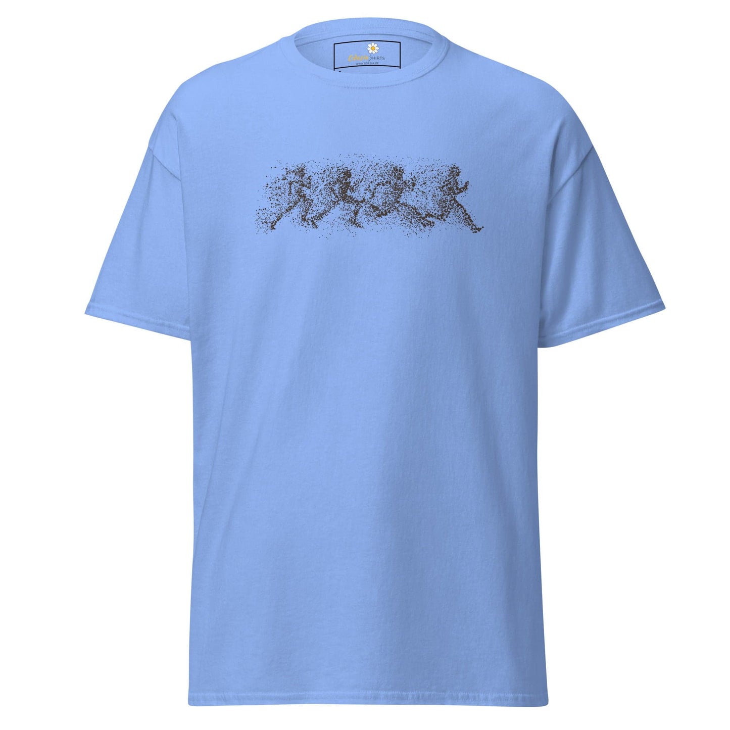 Unisex classic t-shirt - FANTASY DOTS MEN RUNNING - REGULAR - Carolina Blue / S