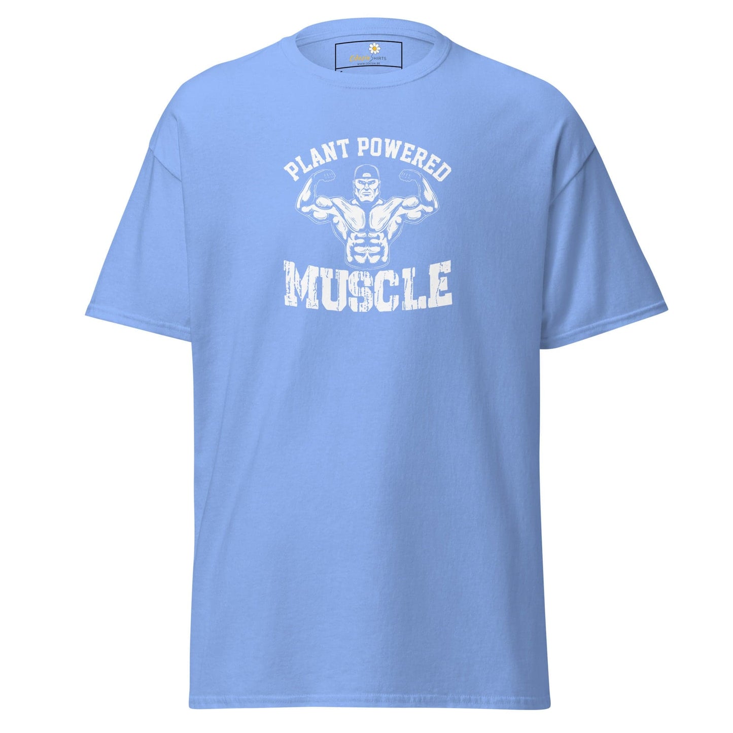 Unisex classic t-shirt - SPORT PLANT MUSCLES - REGULAR - Carolina Blue / S