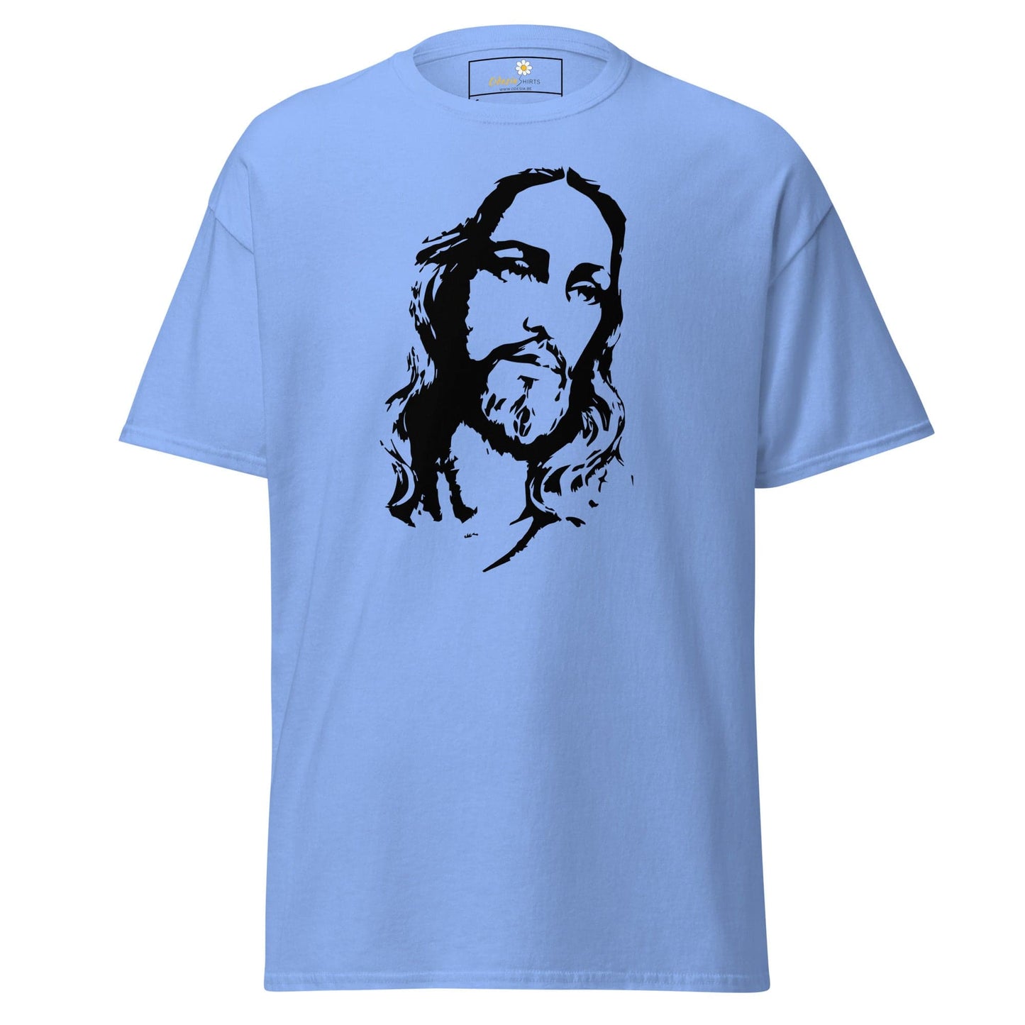 Unisex classic tee - SPIRITUAL JESUS - REGULAR - Carolina Blue / S