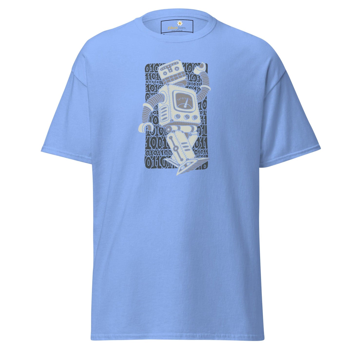 Unisex classic t-shirt - FANTASY ROBOTS NEVER DIE - REGULAR - Carolina Blue / S