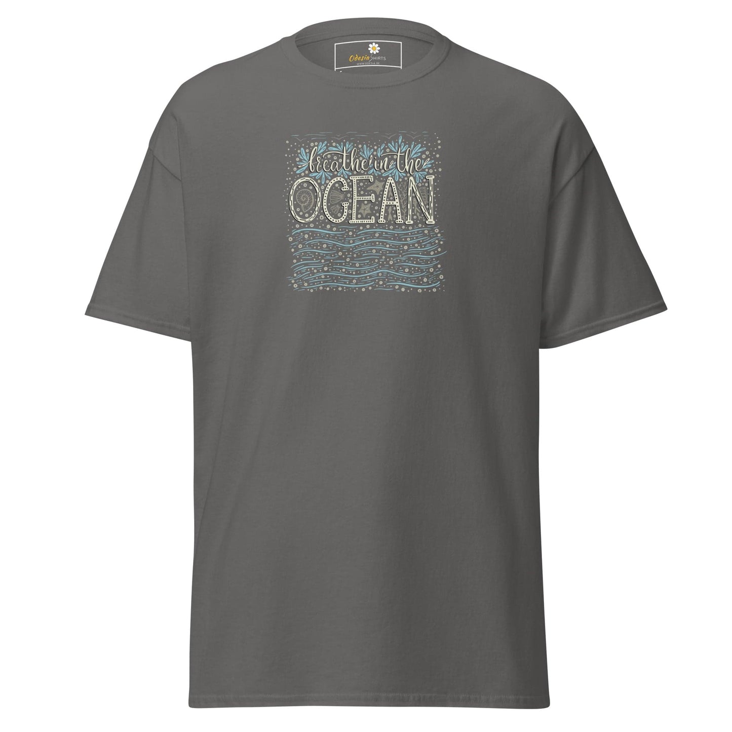 Unisex classic tee - NATURE OCEAN - REGULAR - Charcoal / S