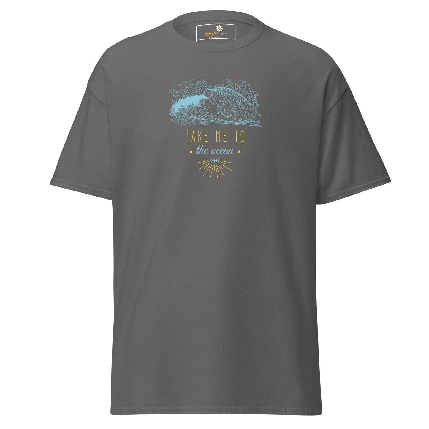Unisex classic t-shirt - SEALIFE TAKE ME TO THE OCEAN - REGULAR - Charcoal / S