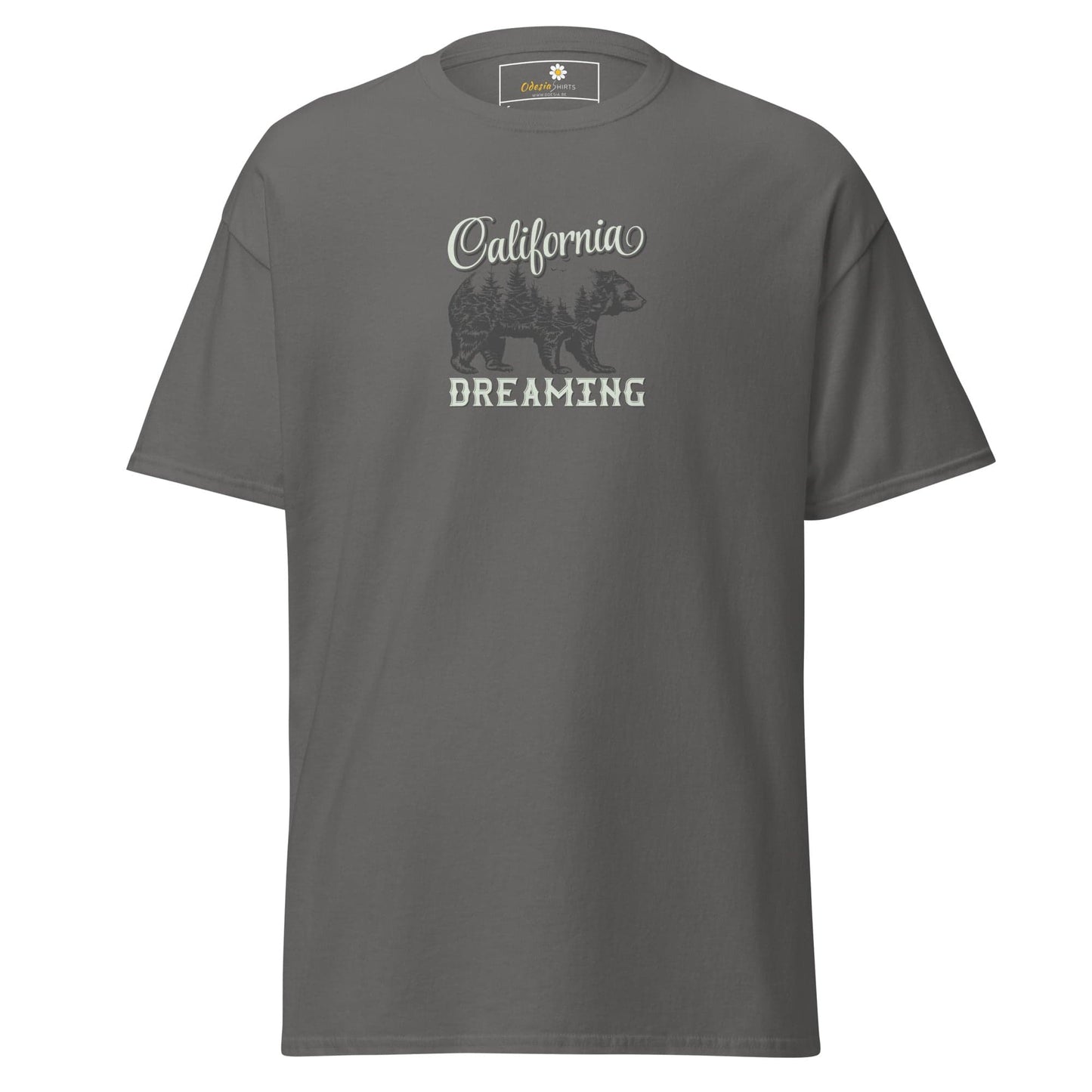 Unisex classic tee - WILD LIFE CALIFORNIA DREAMING - REGULAR - Charcoal / S