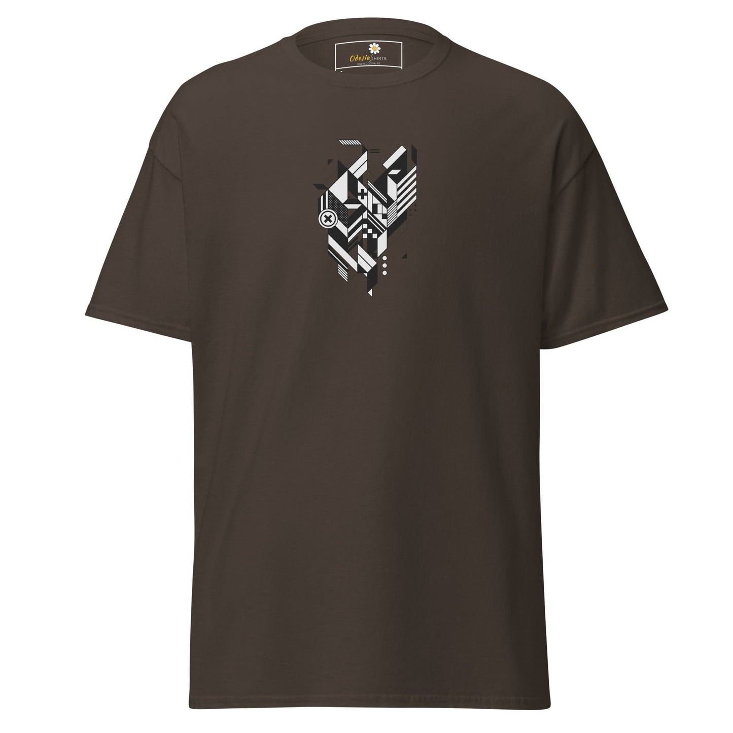 Unisex classic tee - ABSTRACT FIGURE - REGULAR - Dark Chocolate / S