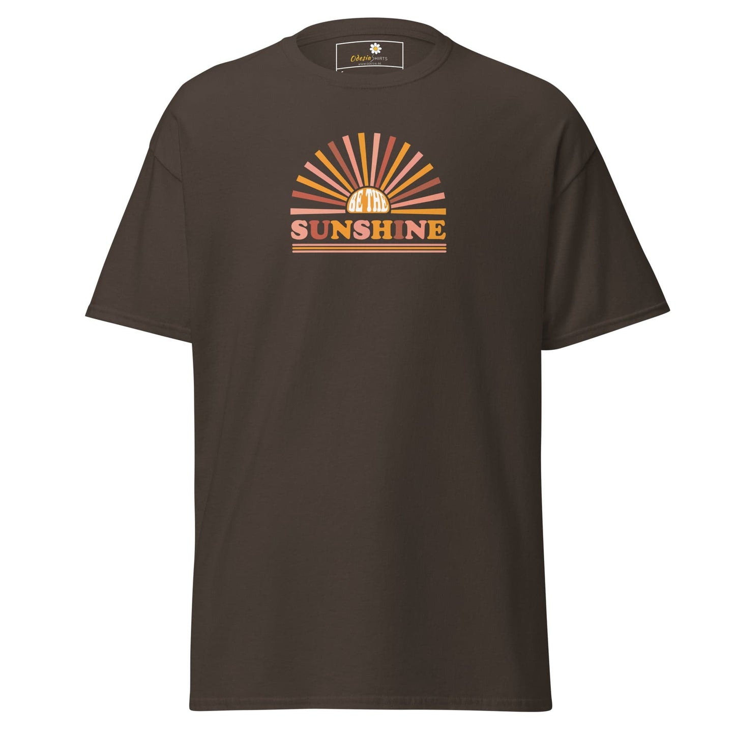 Unisex classic tee - SUMMER SUNSHINE - REGULAR - Dark Chocolate / S