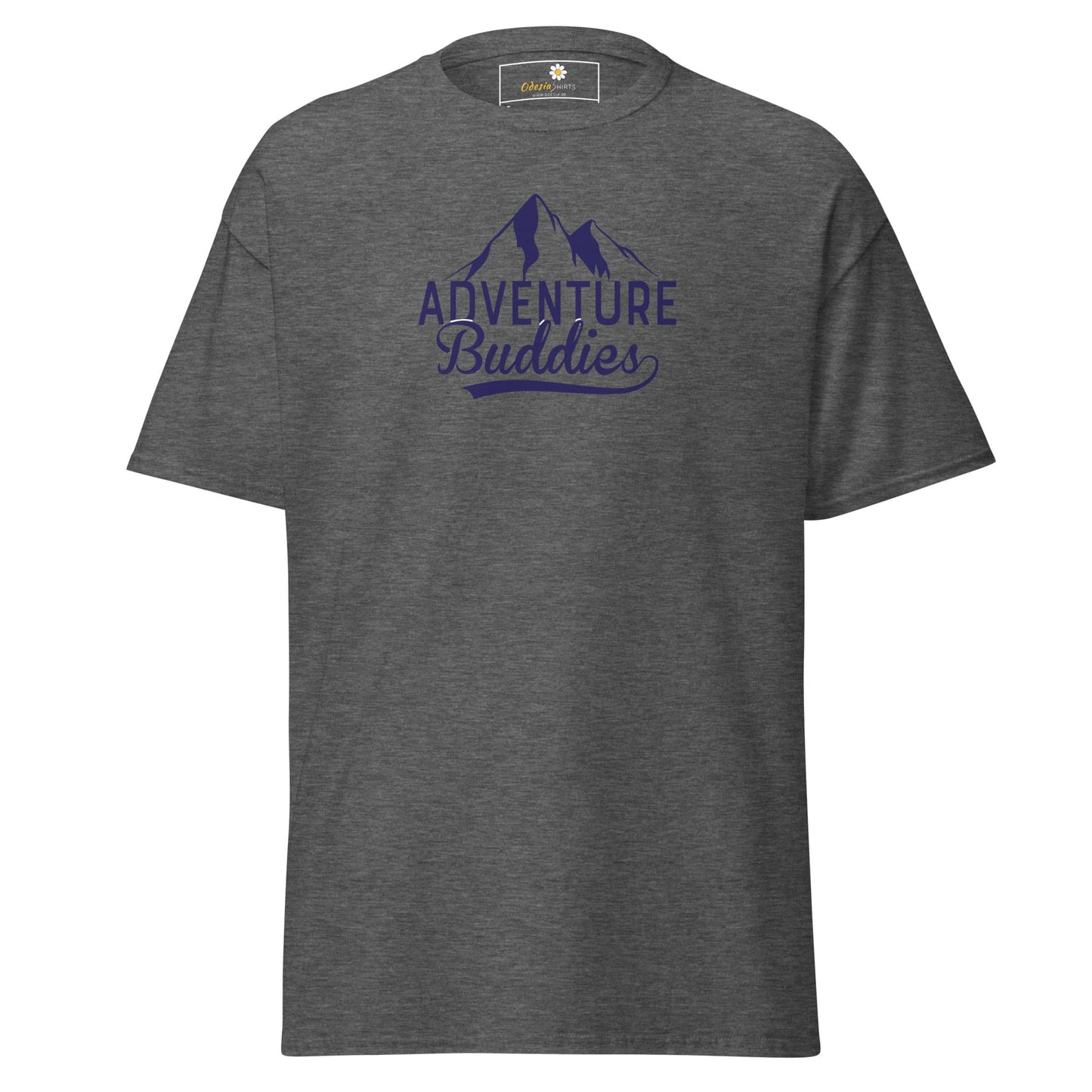 Unisex classic t-shirt - SPORT ADVENTURE BUDDIES - REGULAR - Dark Heather / S