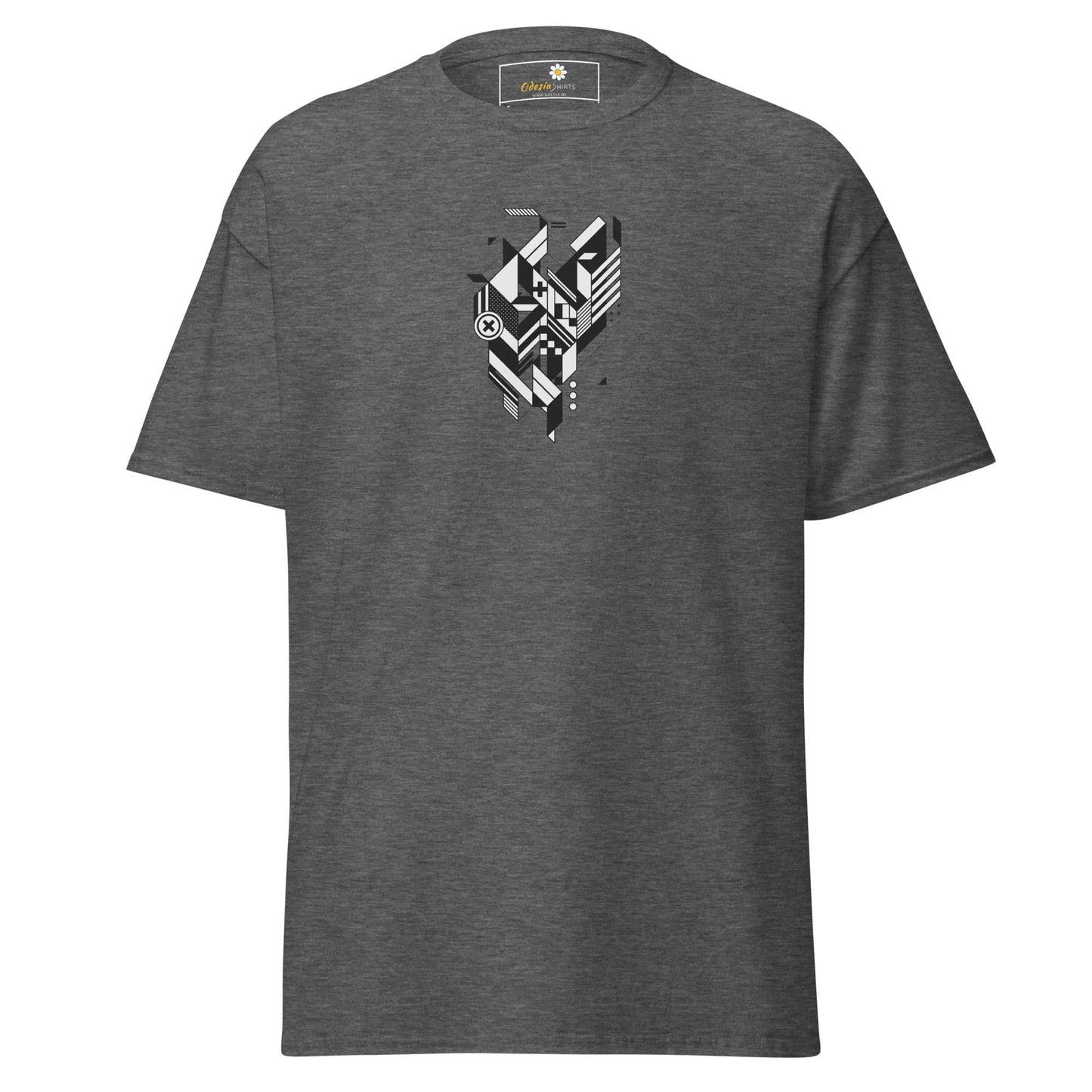 Unisex classic tee - ABSTRACT FIGURE - REGULAR - Dark Heather / S