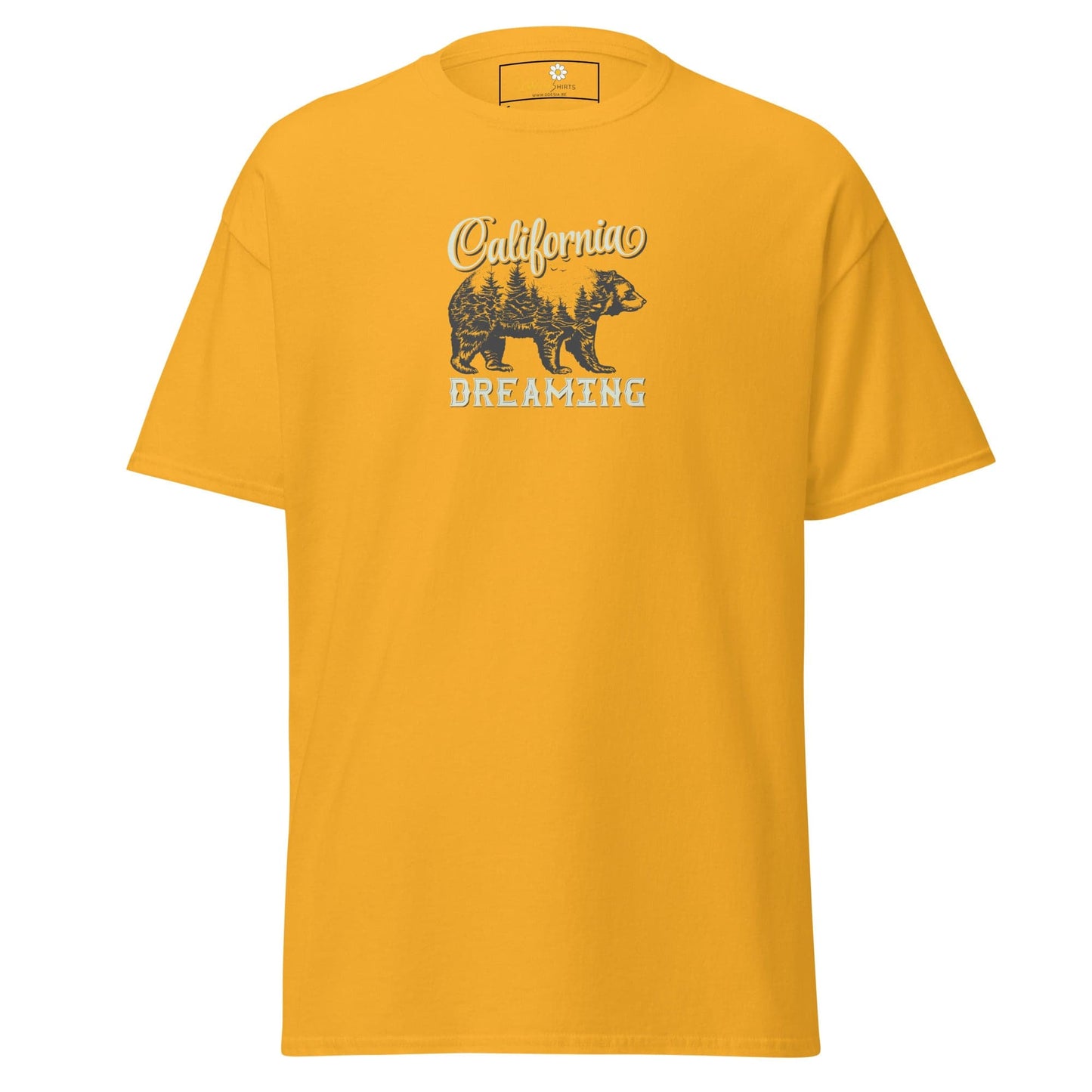Unisex classic tee - WILD LIFE CALIFORNIA DREAMING - REGULAR - Gold / S