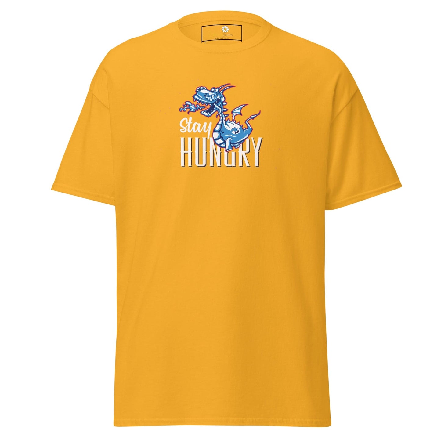 Unisex classic t-shirt - FUN STAY HUNGRY - REGULAR - Gold / S