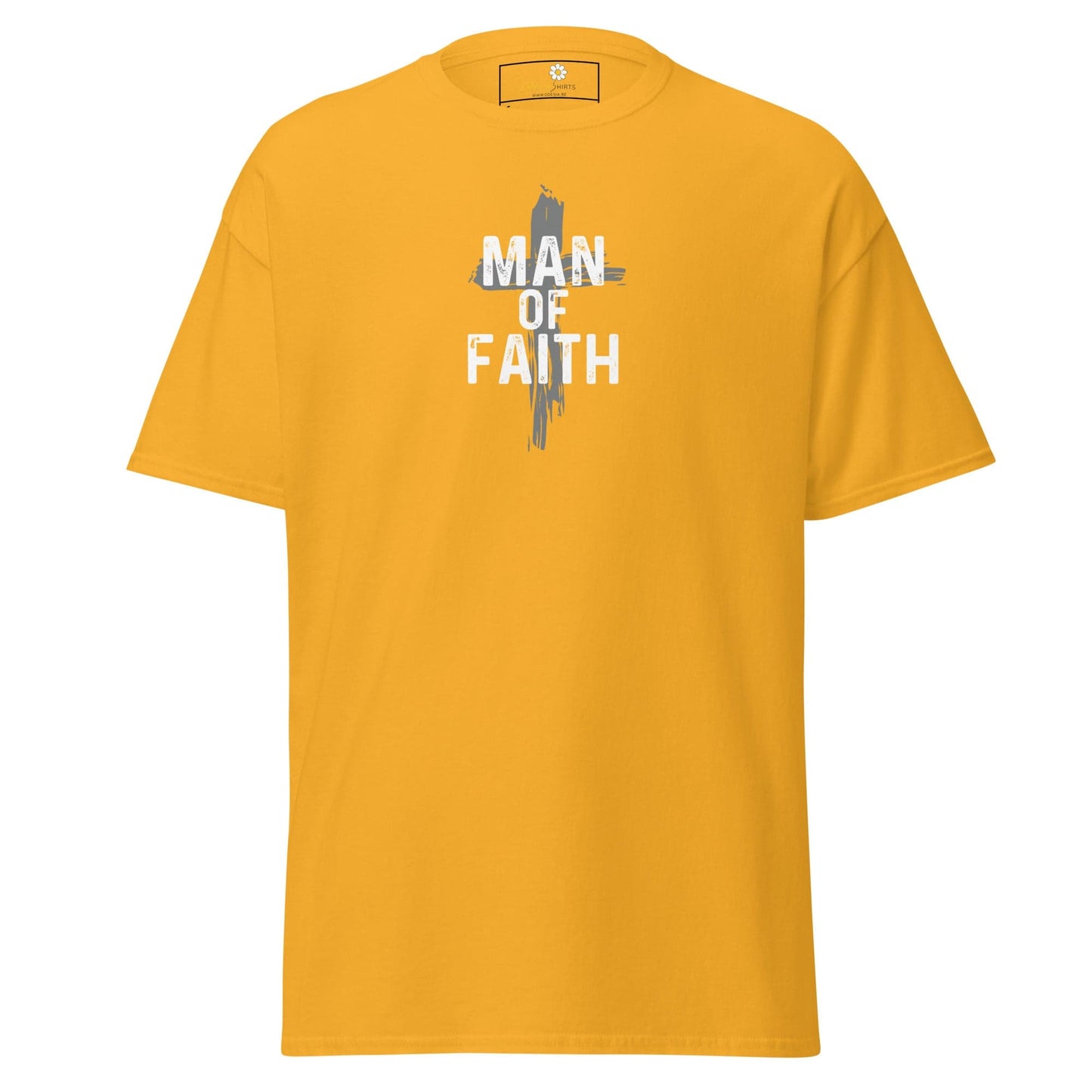 Unisex classic tee - SPIRITUAL MAN OF FAITH - REGULAR - Gold / S