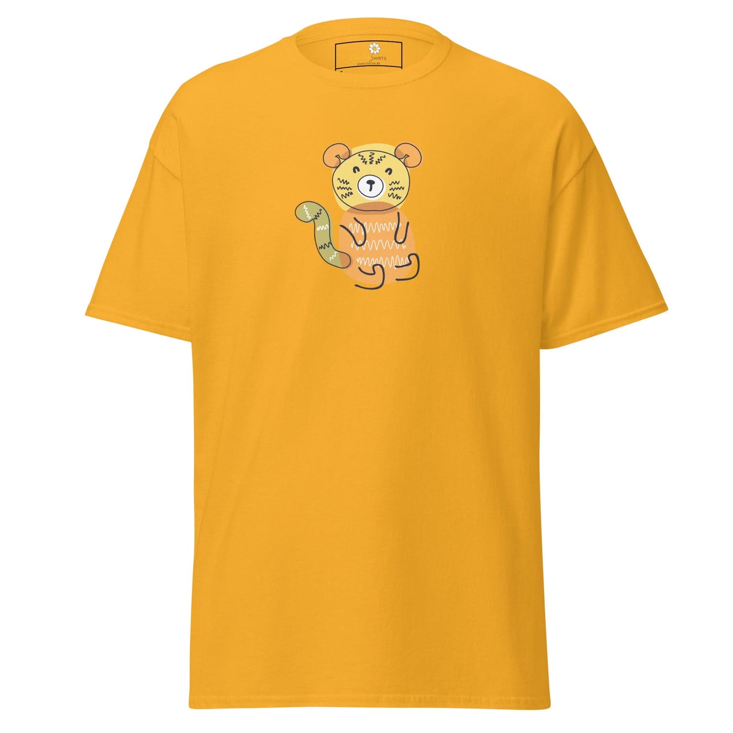 Unisex classic tee - ANIMALS FRIENDLY BEAR - REGULAR - Gold / S