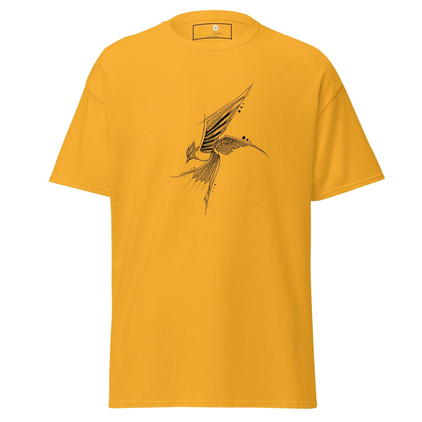 Unisex classic tee - ANIMALS BIRD - REGULAR - Gold / S