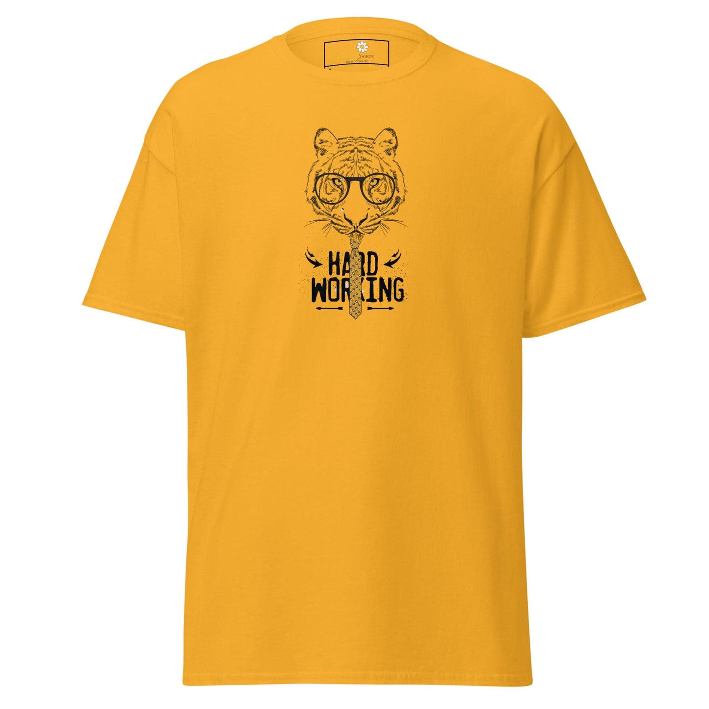 Unisex classic tee - WILD LIFE TIGER WORK - REGULAR - Gold / S