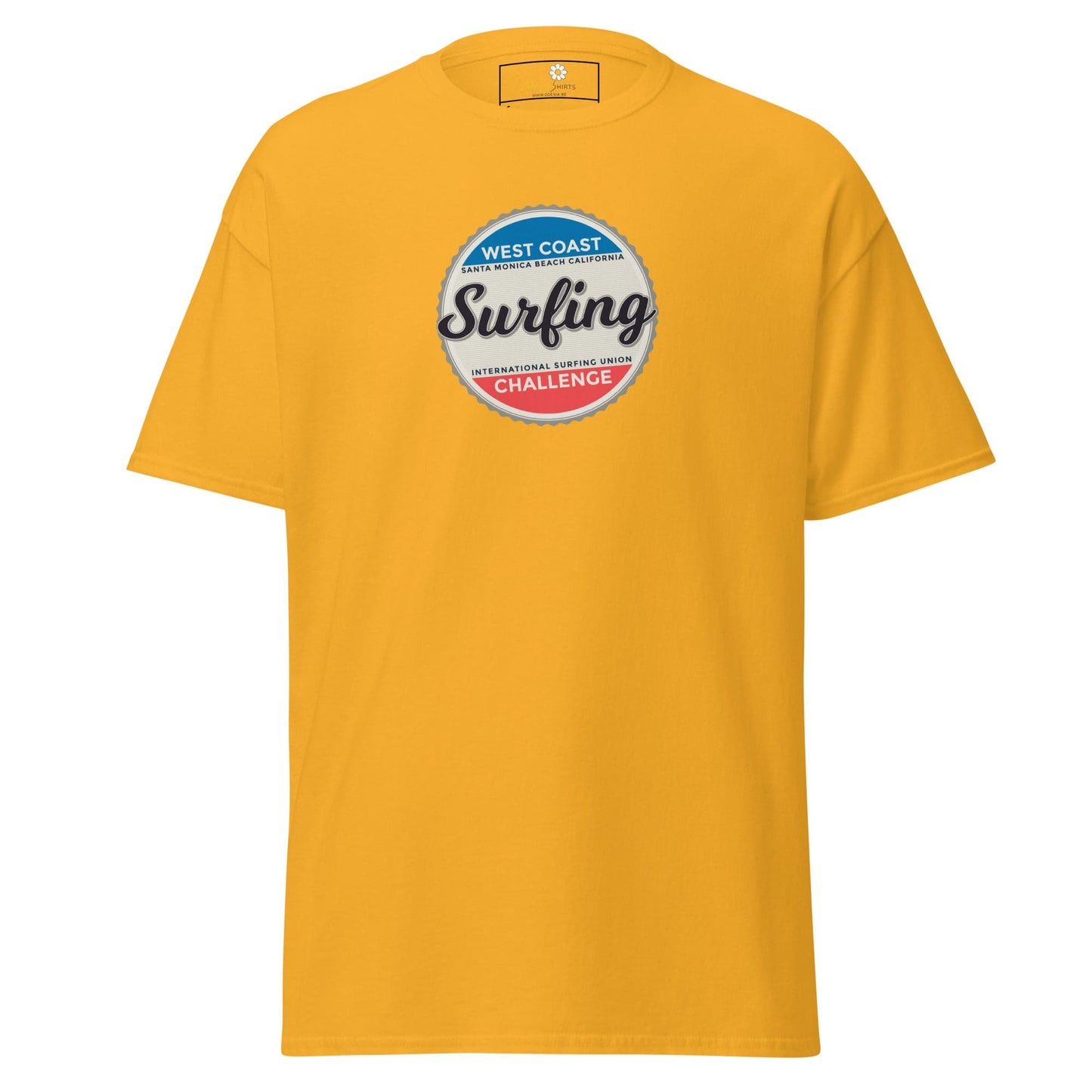 Unisex classic tee - SPORT SURFING COAST - REGULAR - Gold / S
