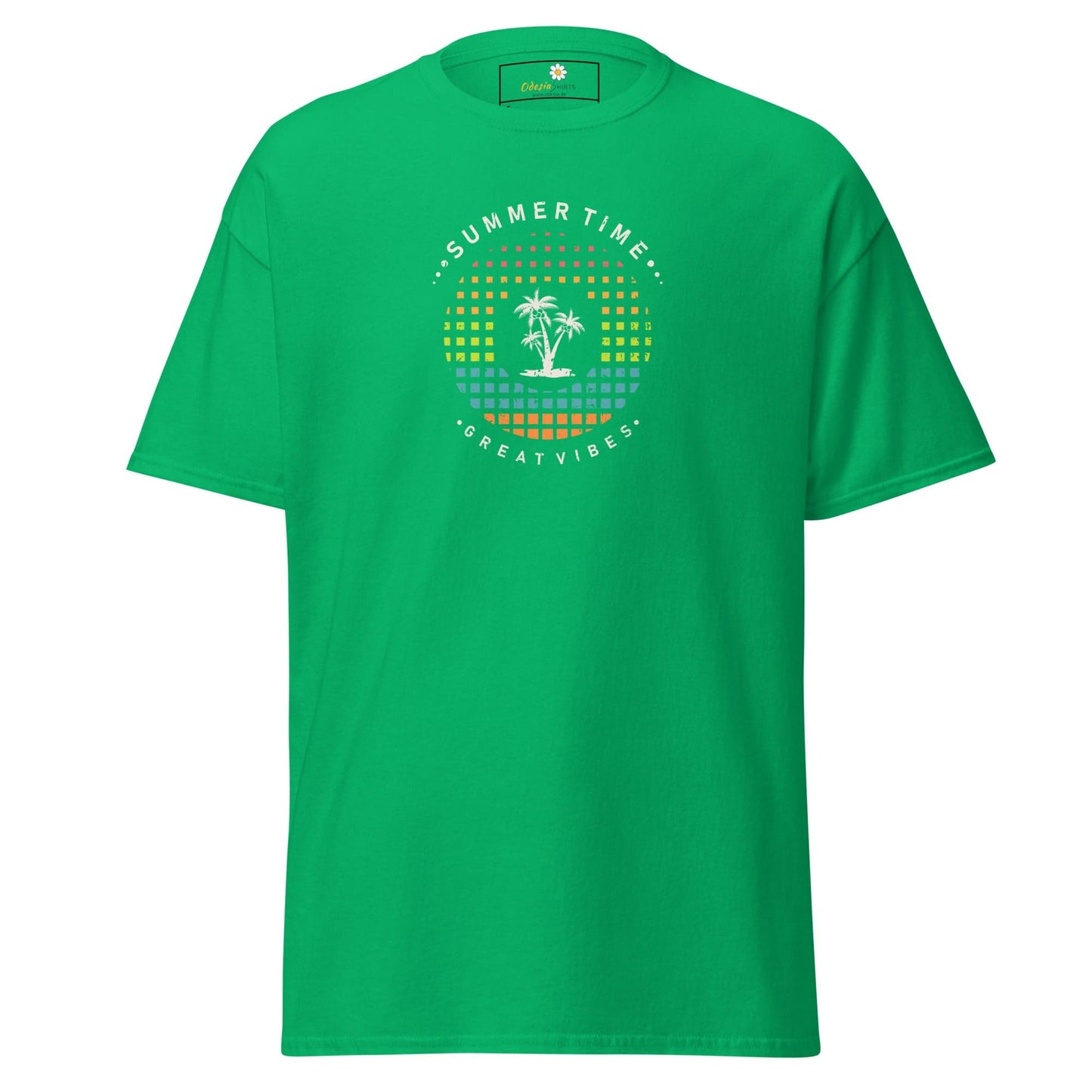 Unisex classic t-shirt - SUMMER GREAT VIBES - REGULAR - Irish Green / S