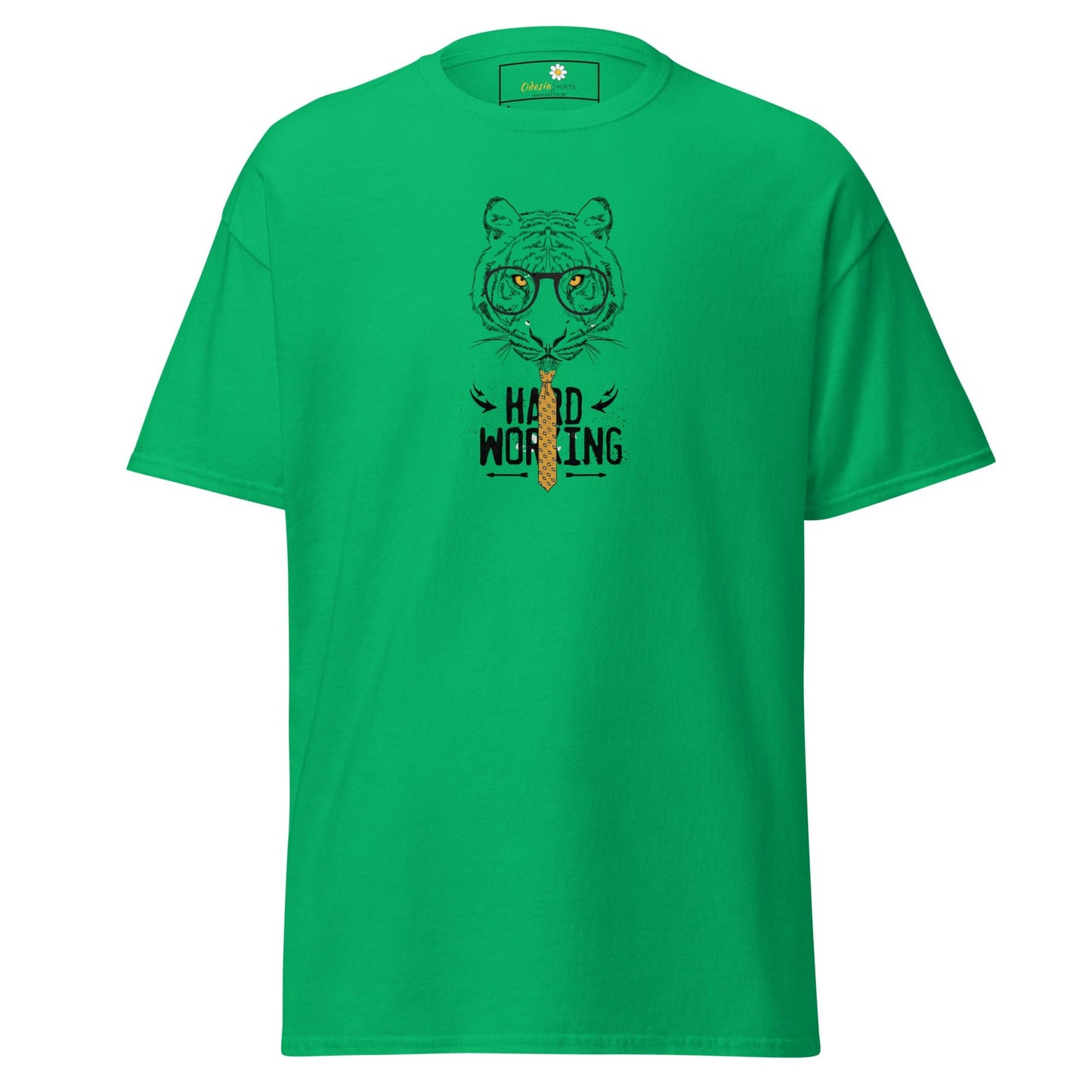 Unisex classic tee - WILD LIFE TIGER WORK - REGULAR - Irish Green / S