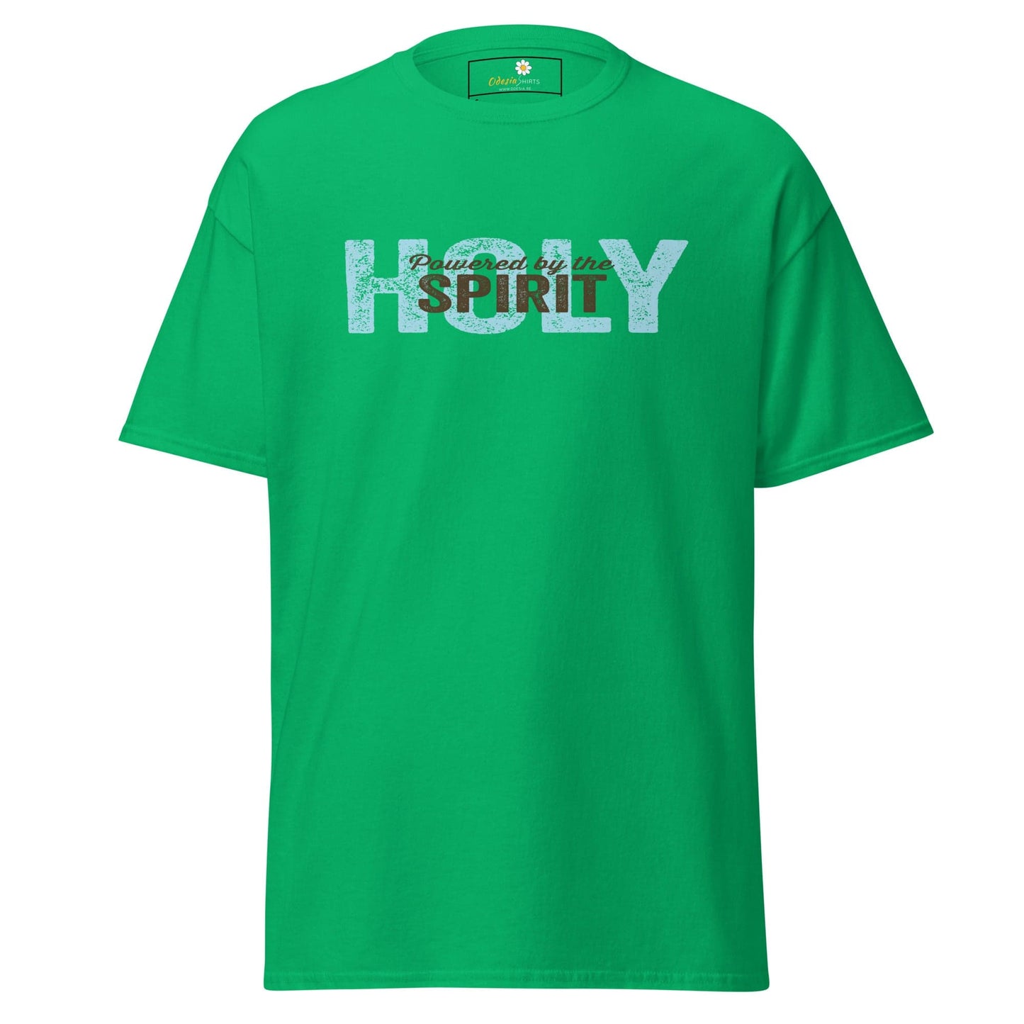Unisex classic tee - SPIRITUAL POWERED HOLY SPIRIT - REGULAR - Irish Green / S