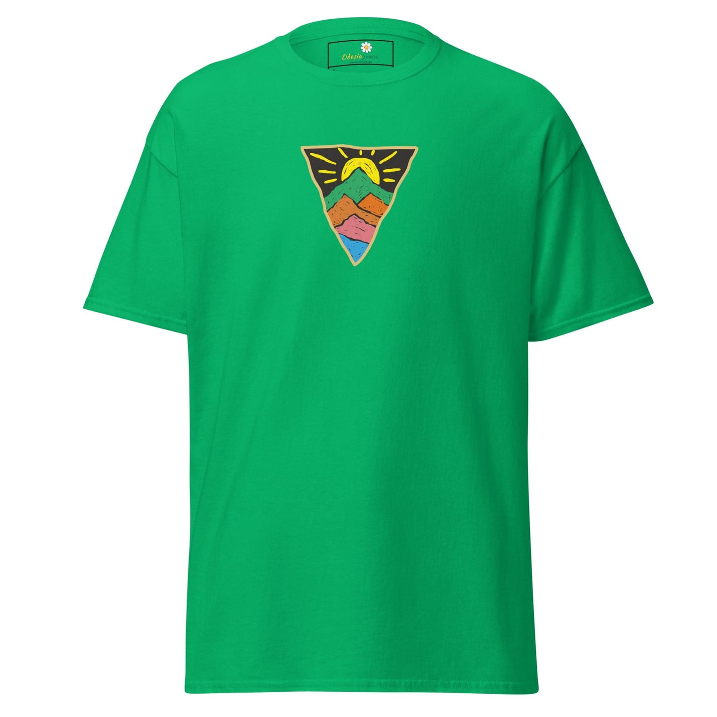 Unisex classic tee - MISC SUN TRIANGLE - REGULAR - Irish Green / S