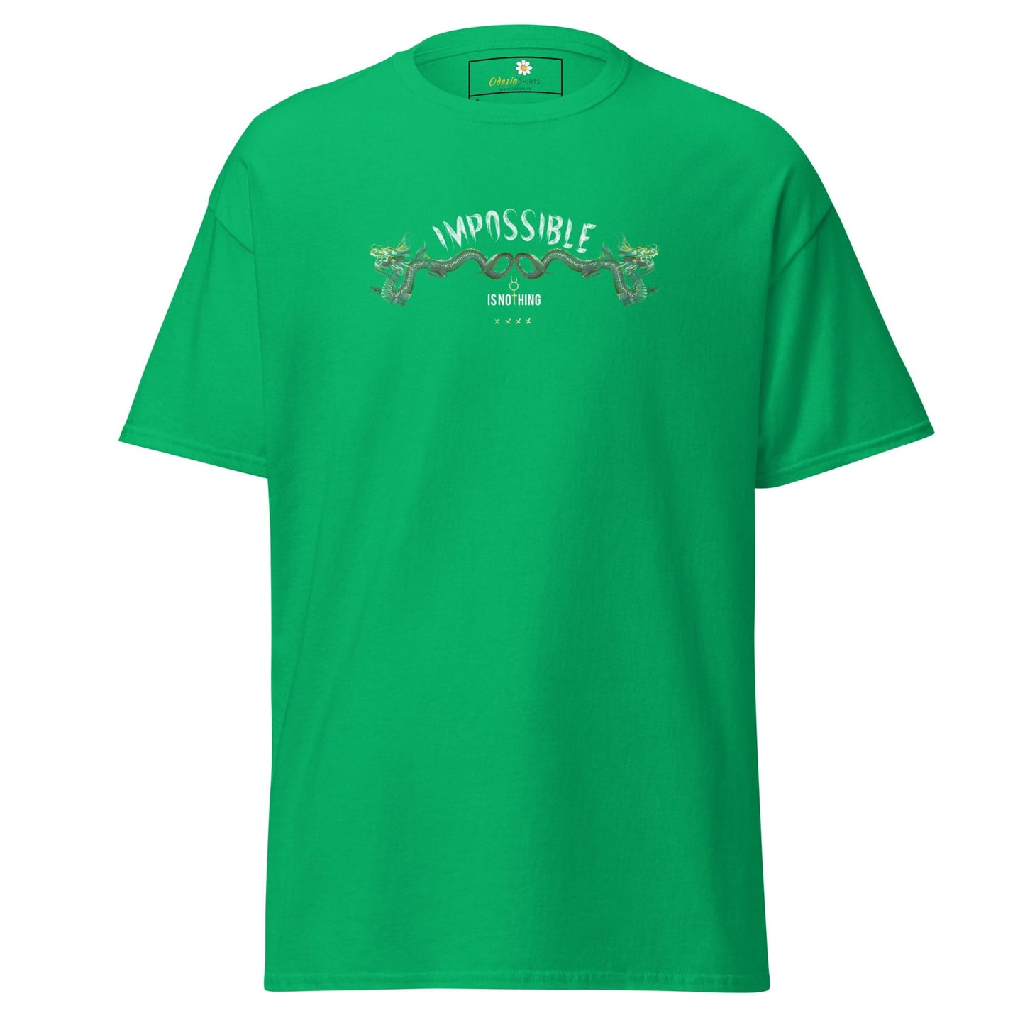 Unisex classic t-shirt - MYSTIC IMPOSSIBLE IS NOTHING - REGULAR - Irish Green / S