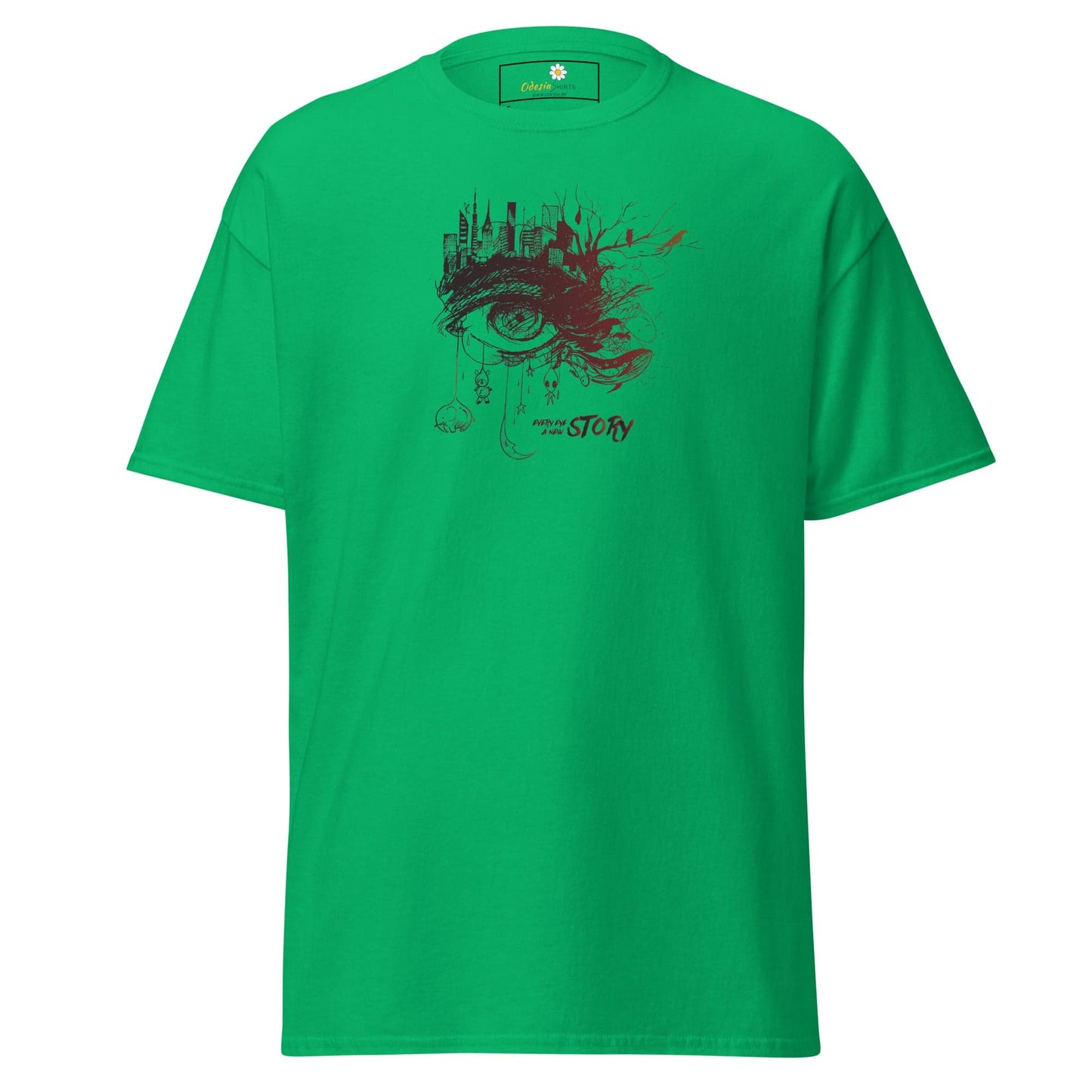 Unisex classic t-shirt - FANTASY EYE STORY - REGULAR - Irish Green / S