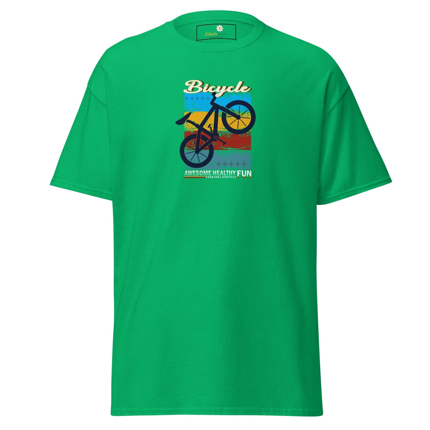 Unisex classic tee - SPORT BICYCLE FUN - REGULAR - Irish Green / S