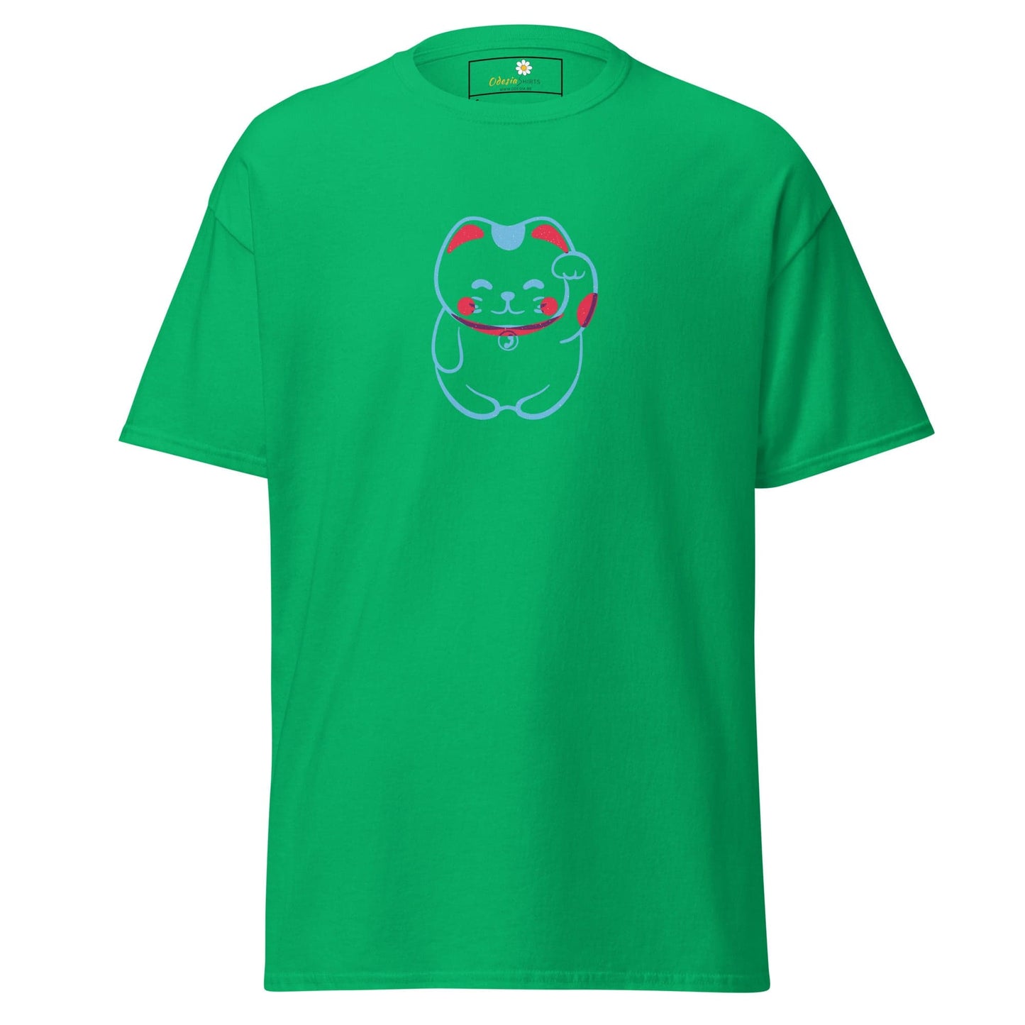 Unisex classic tee - ANIMALS SPIRITUAL LUCKY CAT 1 - REGULAR - Irish Green / S