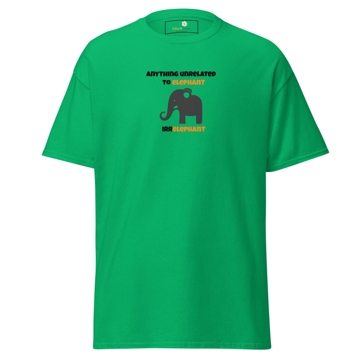 Unisex classic t-shirt - FUN ELEPHANT IRRELEPHANT - REGULAR - Irish Green / S