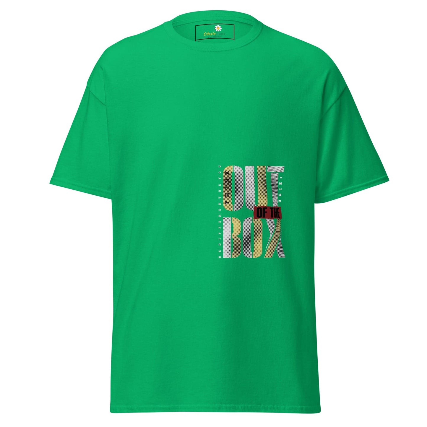 Unisex classic t-shirt - TEXT OUT OTHE BOX - REGULAR - Irish Green / S