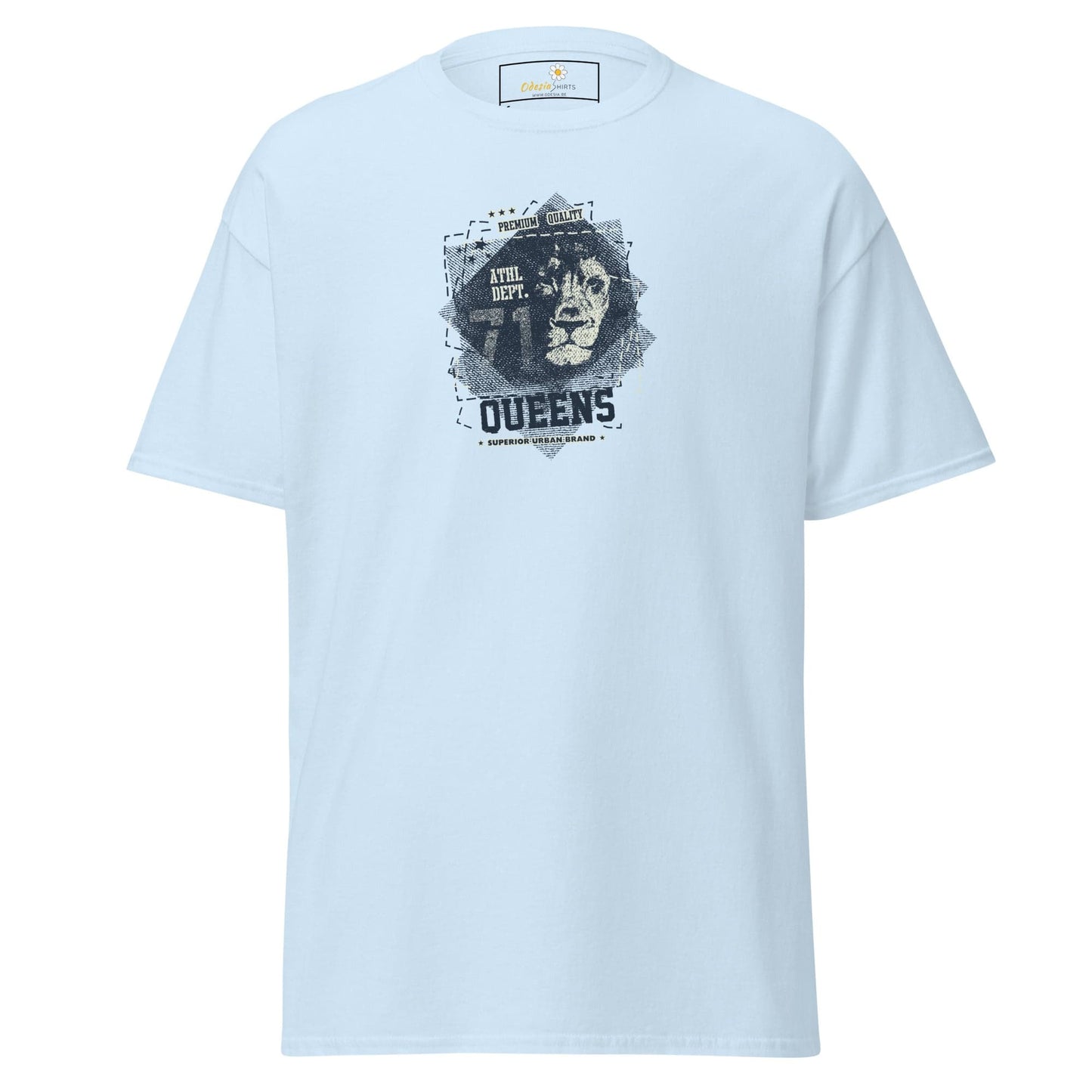 Unisex classic tee - URBAN WILD LIFE 71 QUEENS - REGULAR - Light Blue / S