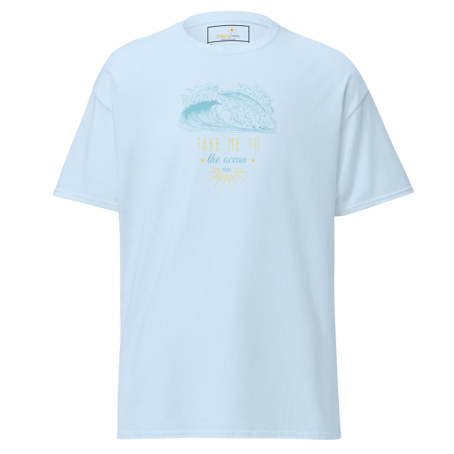 Unisex classic t-shirt - SEALIFE TAKE ME TO THE OCEAN - REGULAR - Light Blue / S