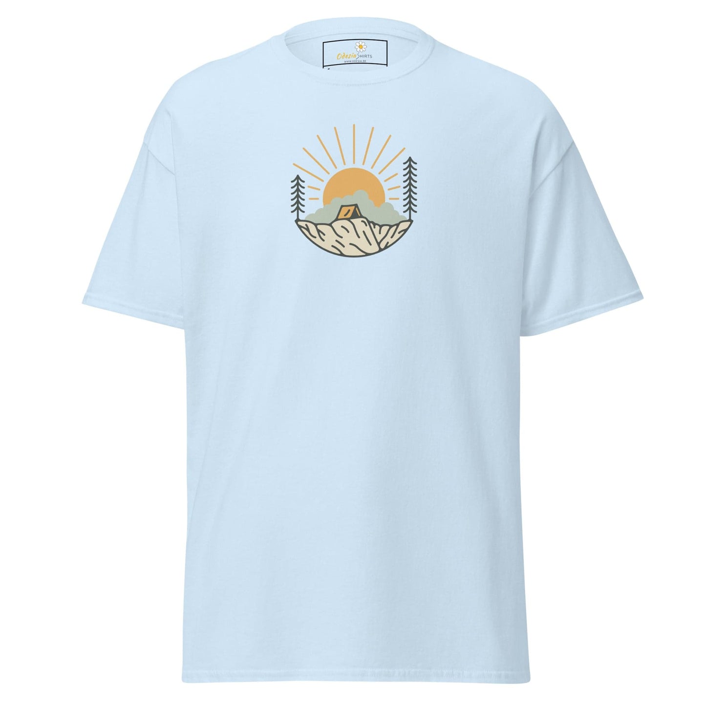 Unisex classic tee - MISC SUNNY CIRCLE - REGULAR - Light Blue / S