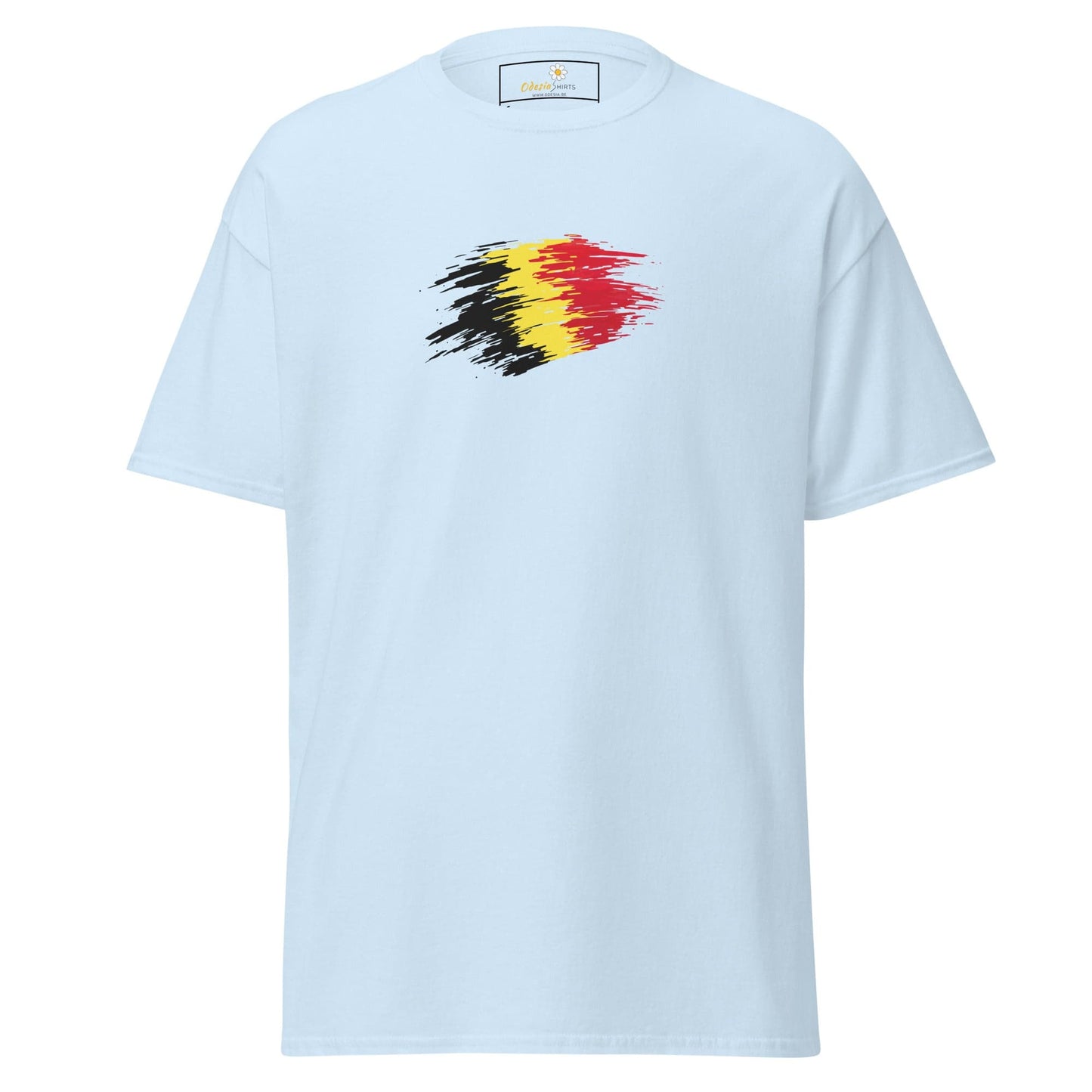 Unisex classic tee - COUNTRY BELGIUM SHAPE - REGULAR - Light Blue / S