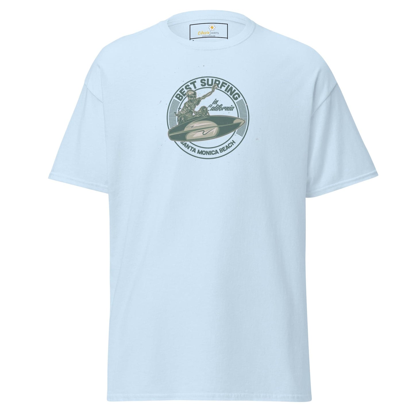 Unisex classic t-shirt - SPORT BEST SURFING - REGULAR - Light Blue / S