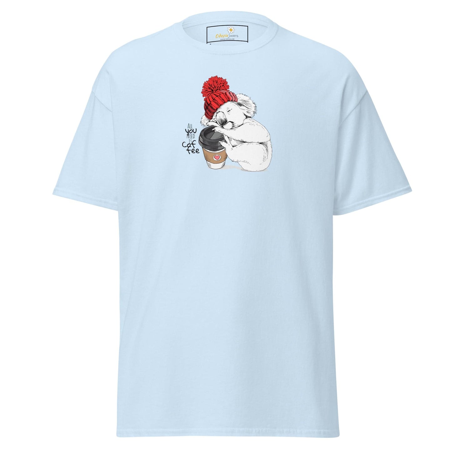 Unisex classic tee - WILD LIFE FUN KOALA - REGULAR - Light Blue / S