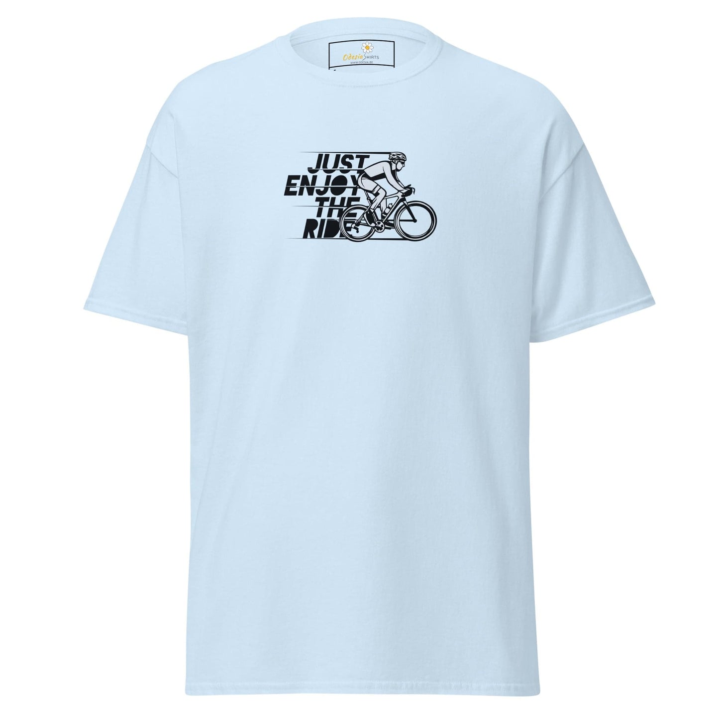 Unisex classic tee - SPORT ENJOY THE RIDE - REGULAR - Light Blue / S